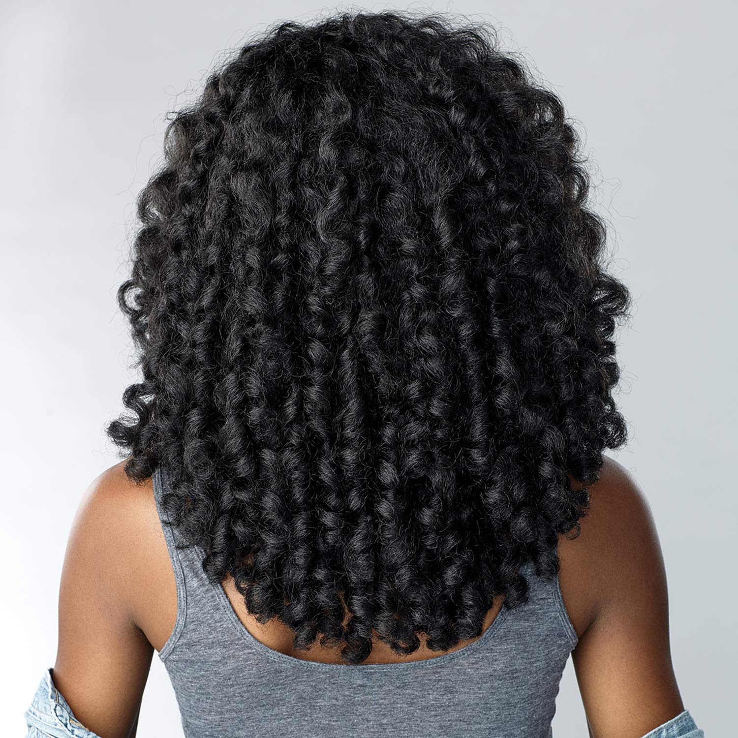 Sensationnel Half Wig Instant Weave - Curly Kinky Human Hair Blend for Natural Look - Perfect for Daily Wear, Parties & Special Occasions
