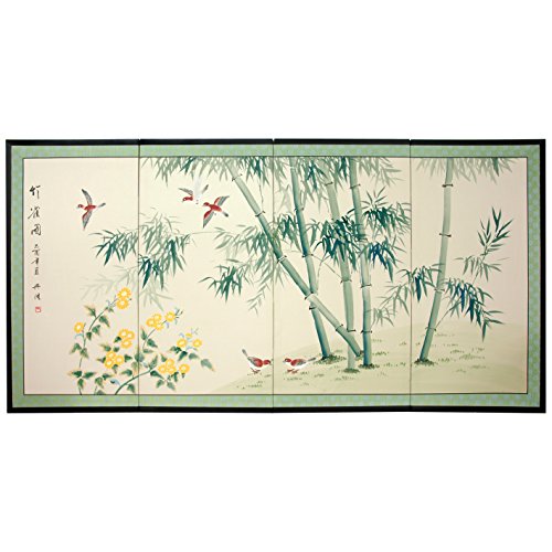 Bamboo and Five Birds