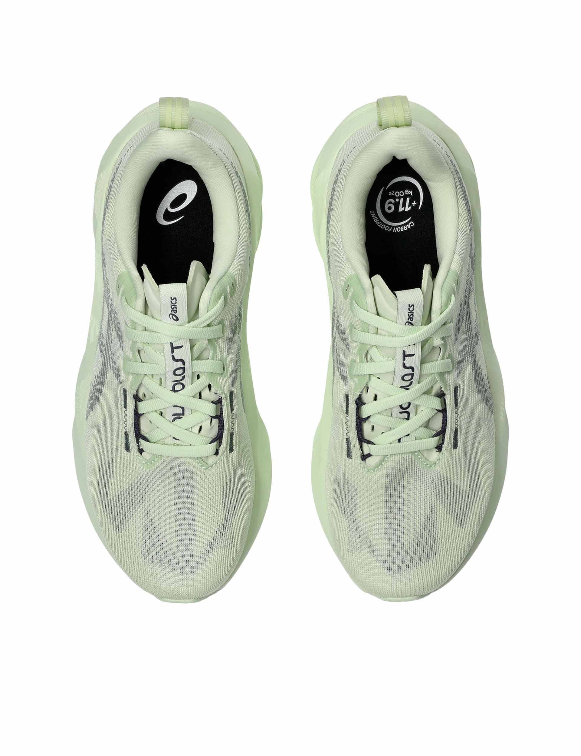 ASICS Novablast 5 Running Shoes for Men - Whisper Green/Monument Blue | Lightweight Cushioned Sneakers for Jogging, Gym Workouts & Daily Walking