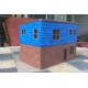 1920s Vintage Two Story Building Kit - DIY Miniature House Model for Collectors & Hobbyists | Perfect for Dollhouses, Train Sets & Historical Displays