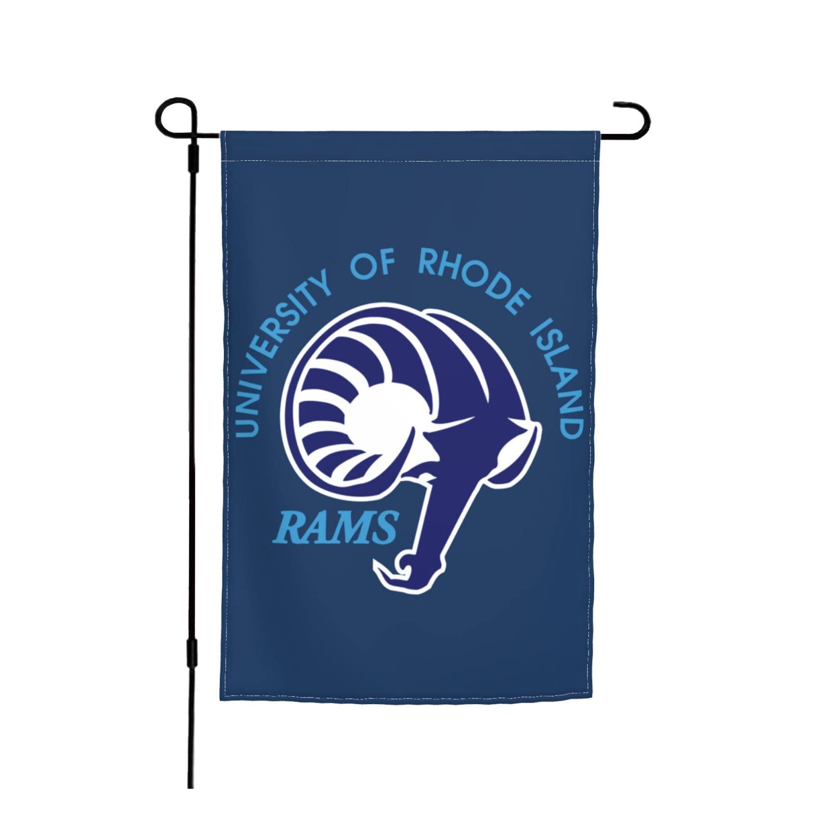 University of Rhode Island Logo Double-Sided Garden Flag - Indoor Outdoor Yard Decoration for Home, Campus, Game Day & Alumni Pride