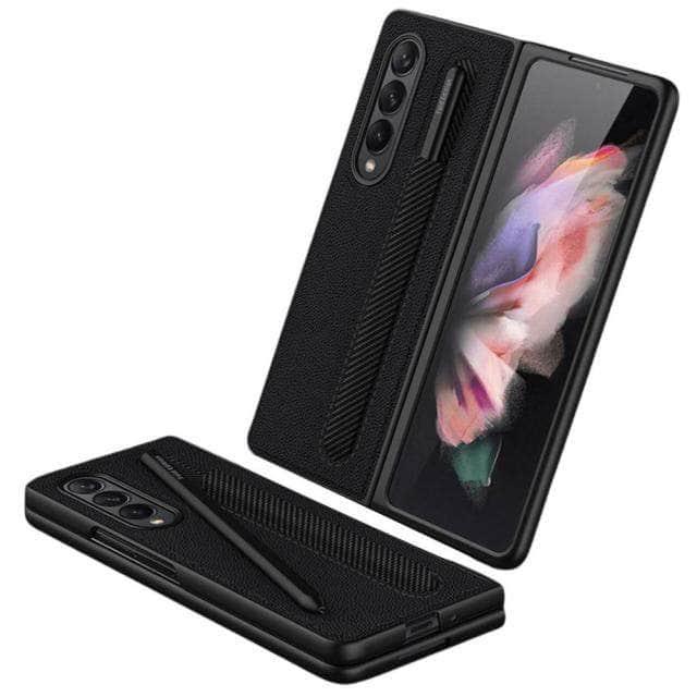 Samsung Galaxy Z Fold 3 S Pen Holder Case with Slot - Premium Protective Cover for Note Taking & Productivity