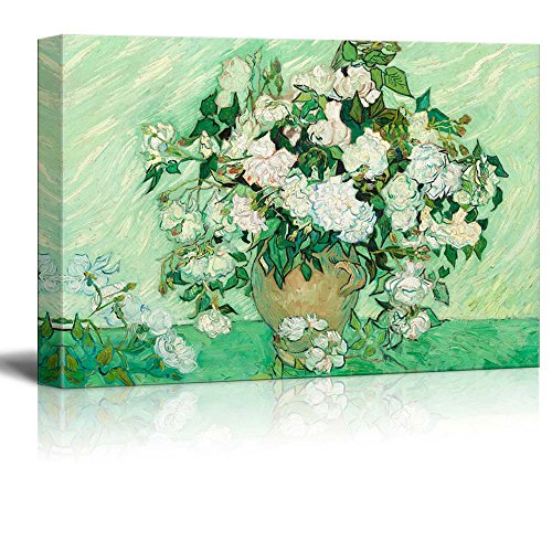 Vase With Pink Roses