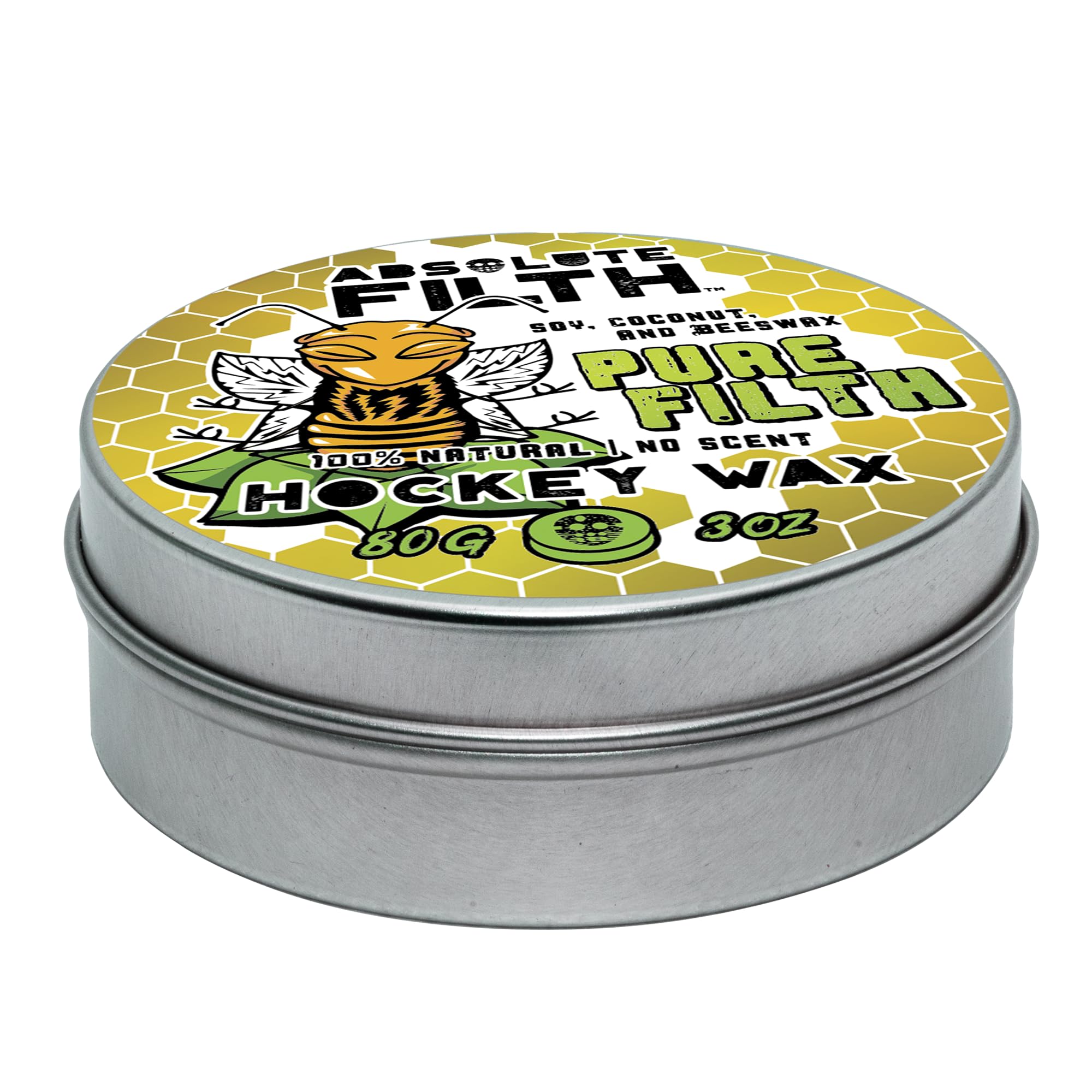 Premium Hockey Stick Wax - Absolute Filth for Maximum Grip & Protection - Ideal for Ice Hockey, Street Hockey & Stick Handling Practice