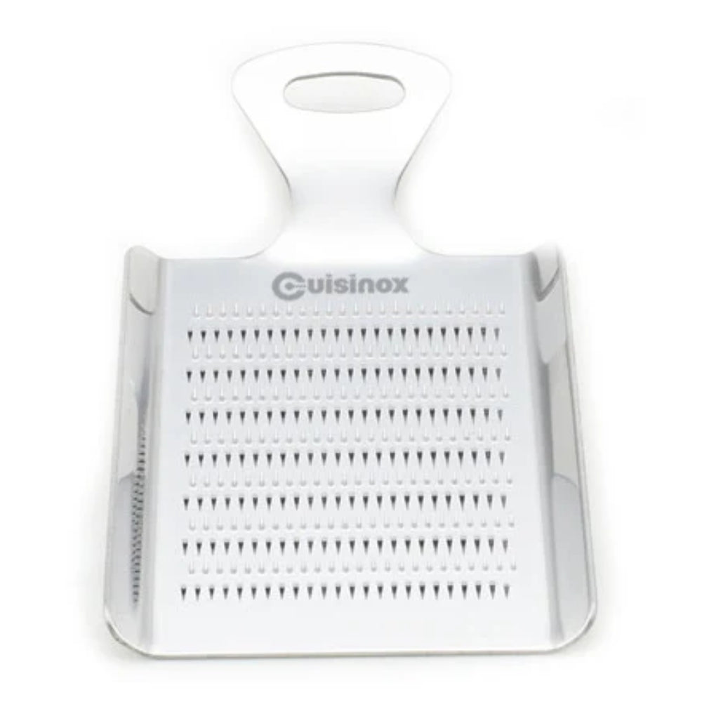 Premium Cuisinox 11-Inch Stainless Steel Ginger Garlic Grater - Easy to Use, Dishwasher Safe - Perfect for Grating Ginger, Garlic & More in Your Kitchen