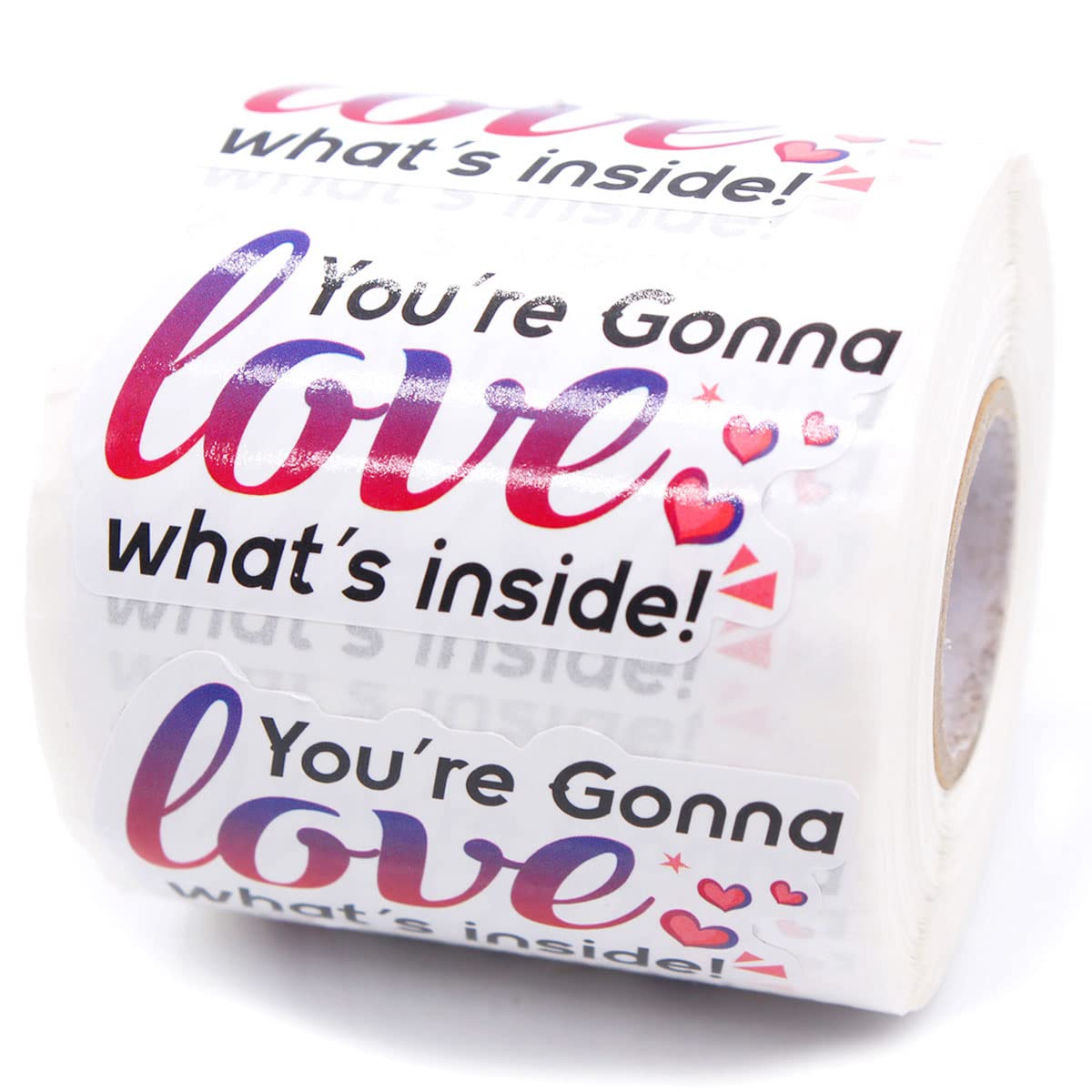 500 PCS Small Business Stickers - Funny 'You're Gonna Love What's Inside' & Thank You Stickers for Packaging, Mail & Shipping Envelopes - Perfect for Etsy, Shopify & Small Business Branding