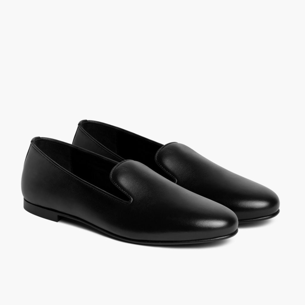 Women's Eden Slip-On Loafers - Comfortable Black Casual Shoes for Work, Travel & Everyday Wear
