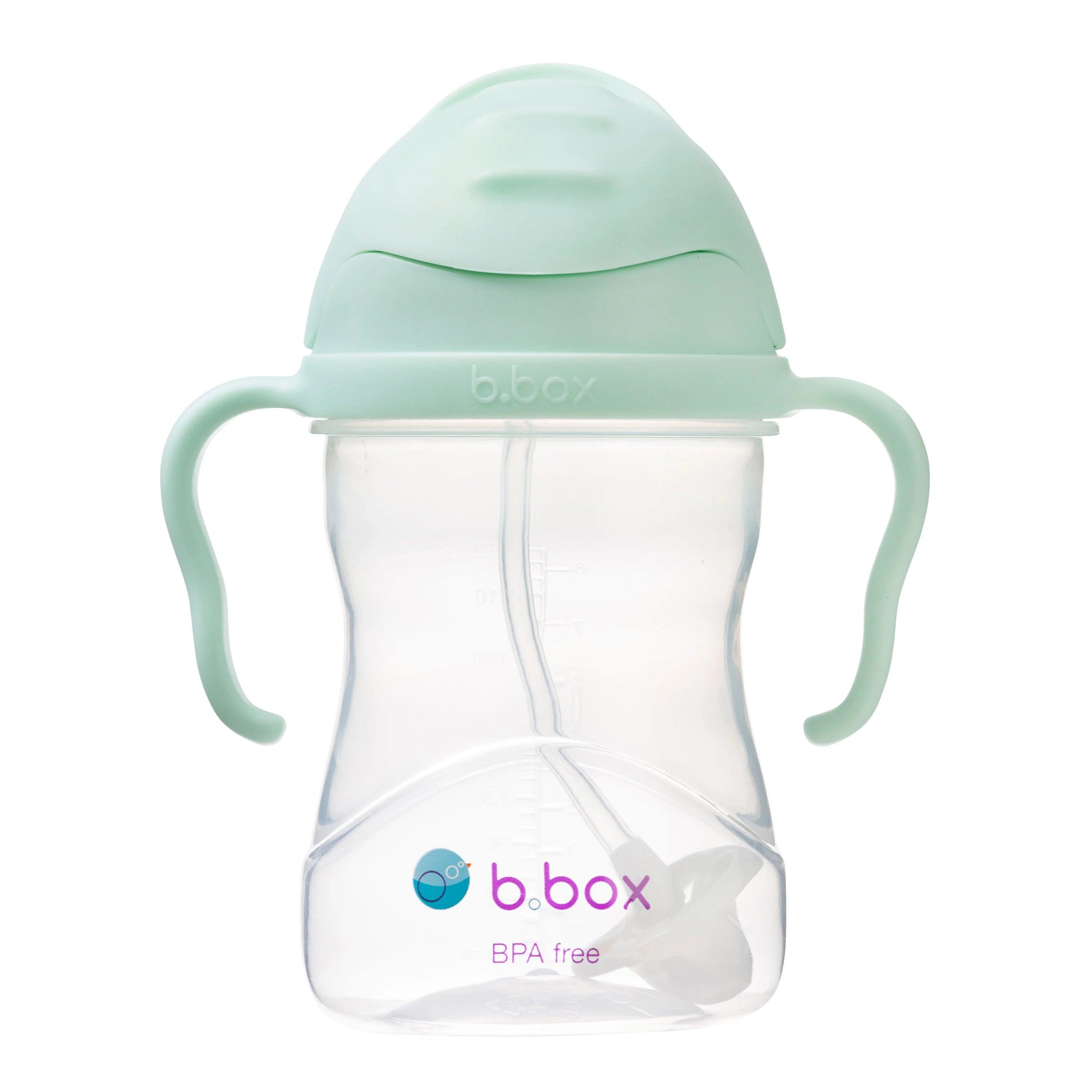b.box Baby & Toddler Sippy Straw Cup 8oz/240ml - Leak Proof Spill Proof Drinking Cup for Infants & Kids - Perfect for Daycare, Travel & On-the-Go Hydration