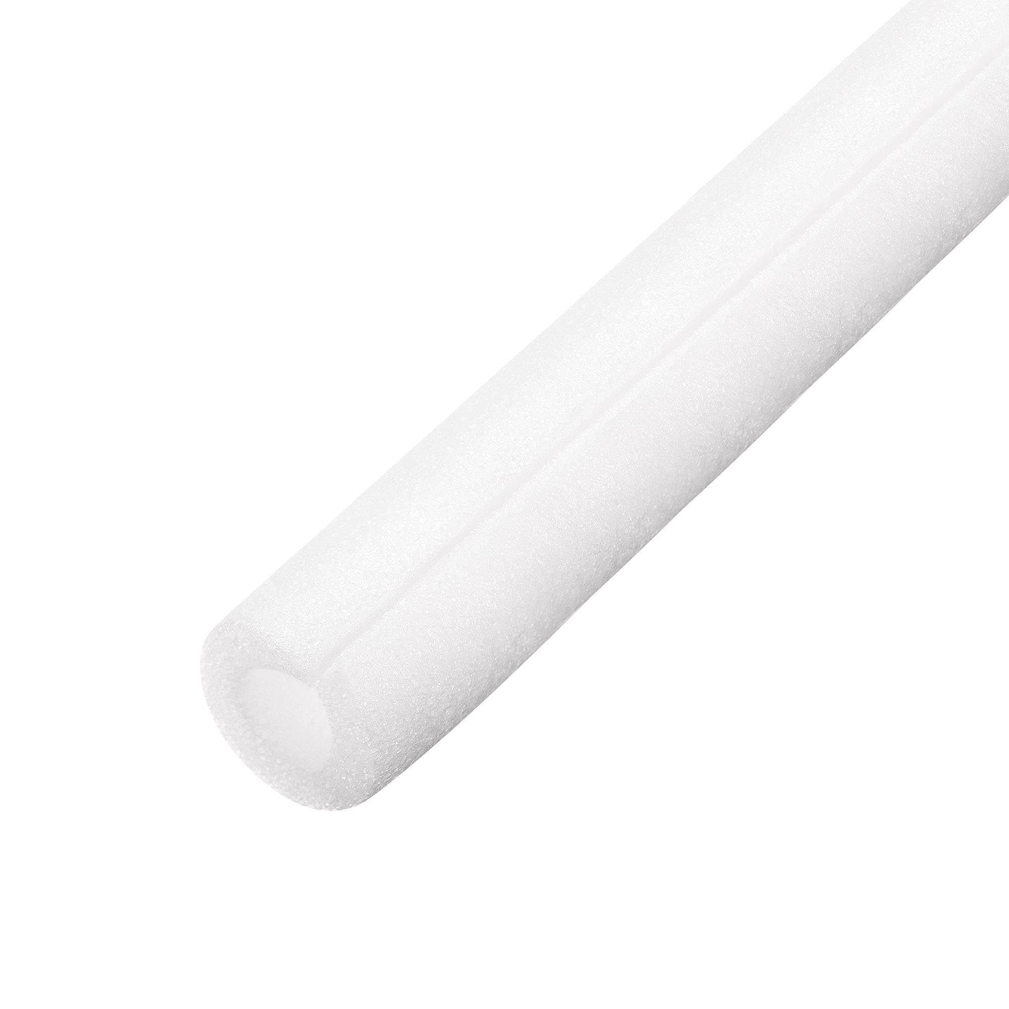 uxcell Foam Tube Pipe Insulation - 3.28 Ft Length, 0.98in ID, 1.97in OD - Freeze Protection Cover for Pipes - White Pipe Insulation Kit (1 Pack) - Perfect for Home Plumbing, HVAC Systems & Outdoor Pipe Protection