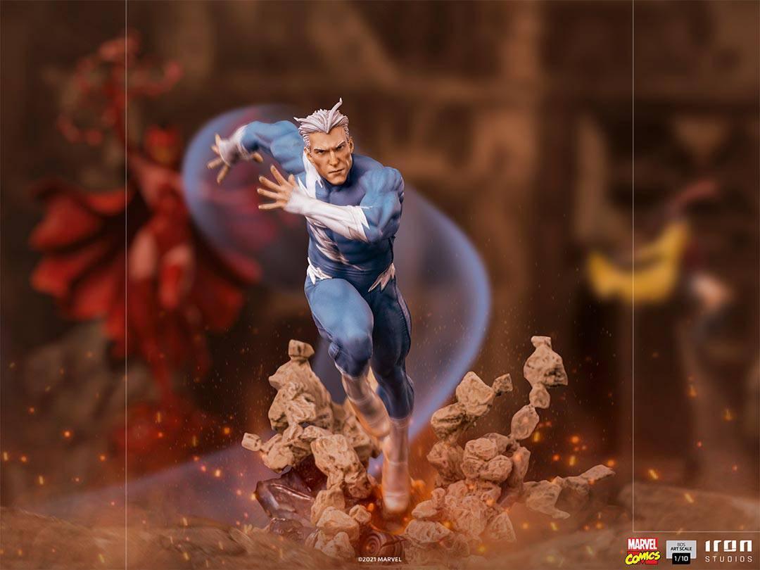 Iron Studios Marvel Comics Quicksilver BDS Art Scale Statue 1/10 - Premium Collectible Figure for Superhero Fans & Home Decor