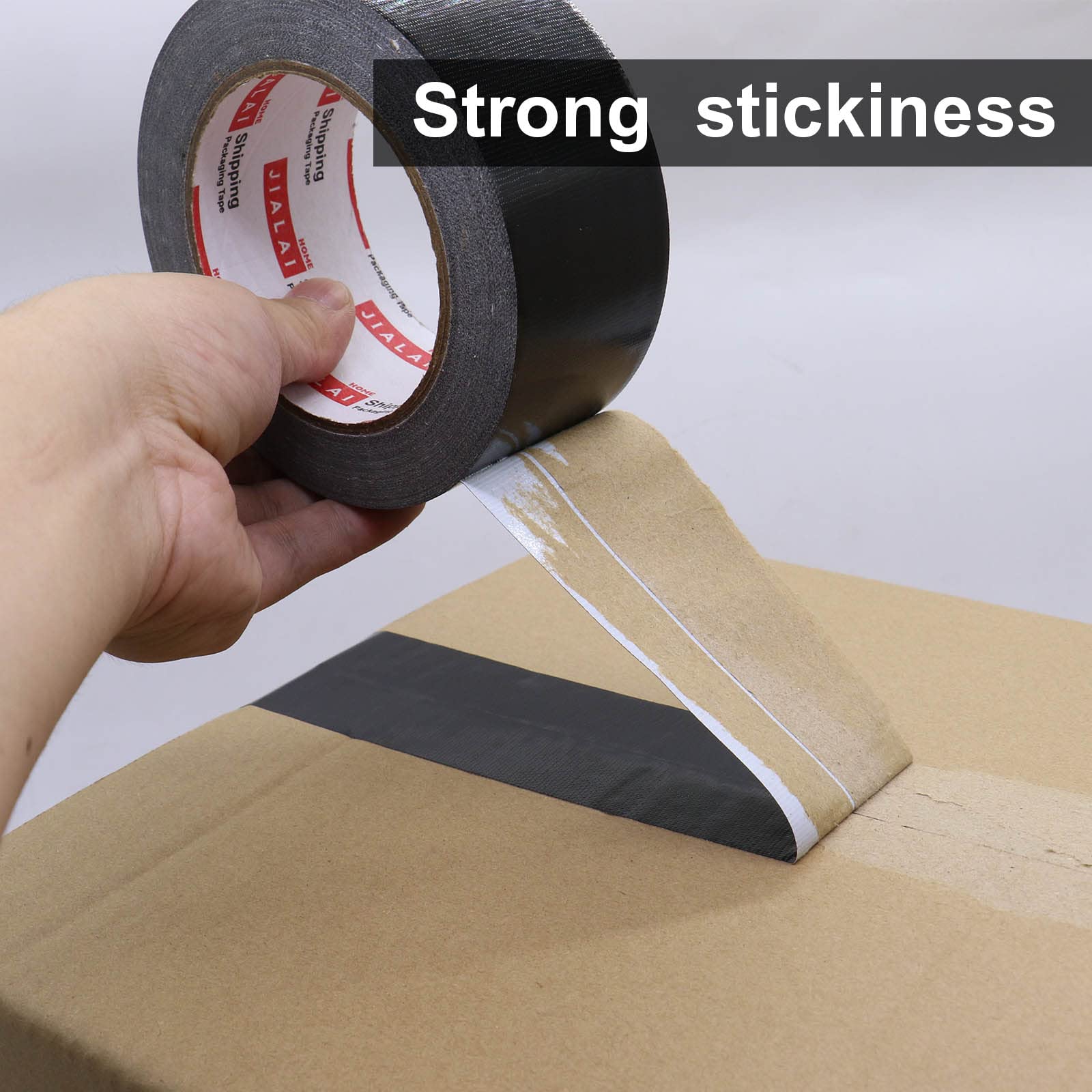 Heavy Duty Black Duct Tape - 12 Rolls (30 Yards x 2 Inch) - Strong, Waterproof, Flexible & Easy Tear by Hand - for Home Repairs, HVAC, Automotive, Construction & Industrial Use - Indoor/Outdoor Multipurpose Adhesive Tape