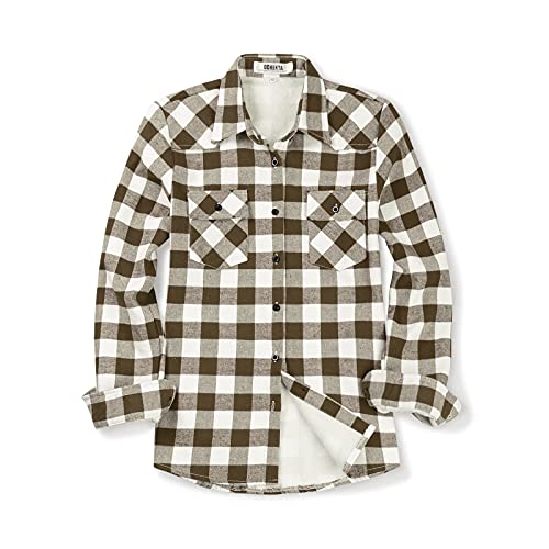 Coffee White Plaid