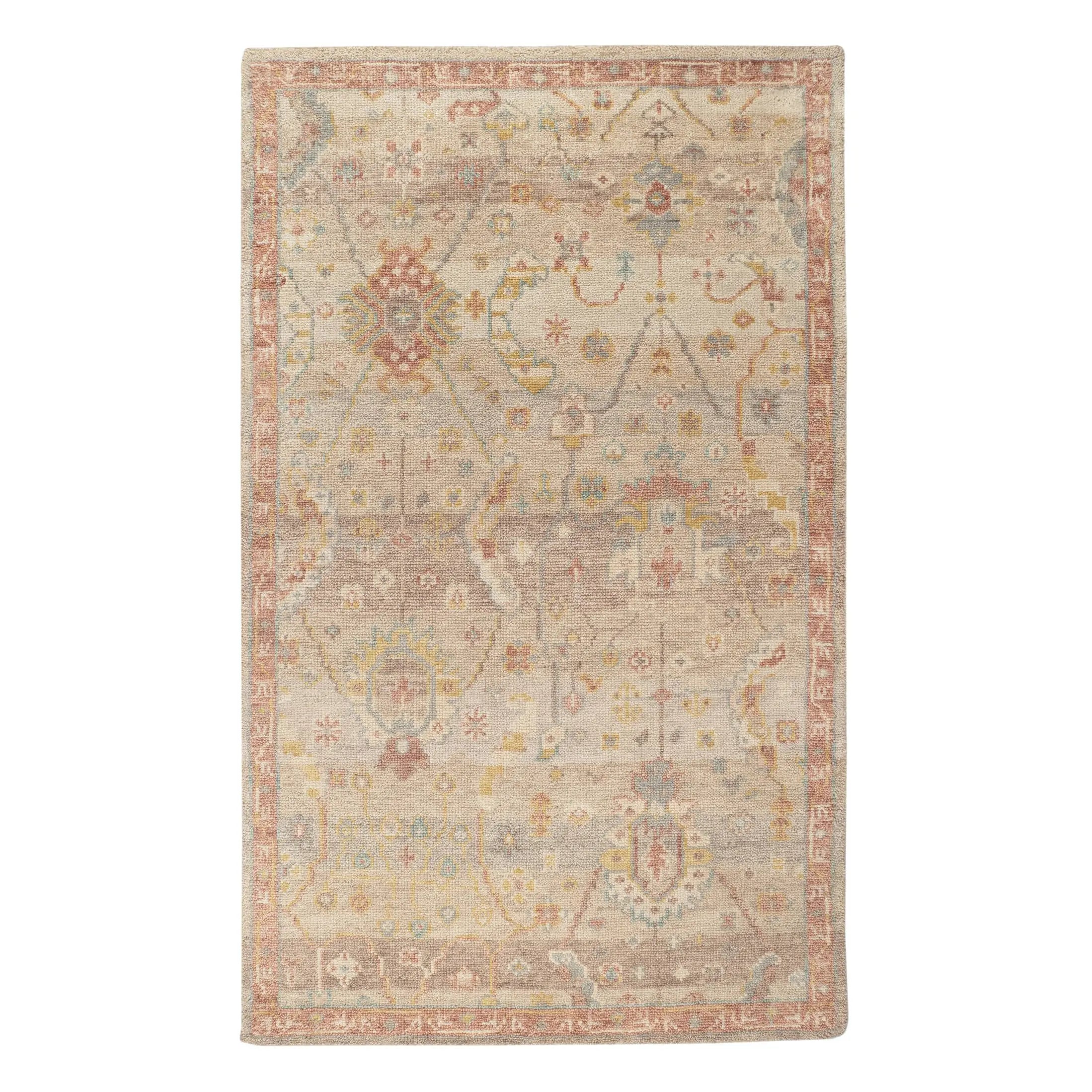 Dash & Albert Nora Natural Hand Knotted Wool Rug - Soft & Durable Area Rug for Living Room, Bedroom, Dining Room - Eco-Friendly Home Decor