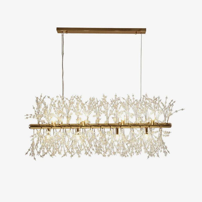 Dandelion Chandelier - Elegant Floral Ceiling Light Fixture for Living Room, Bedroom & Dining Room Decor | Perfect for Boho, Farmhouse & Modern Interior Design