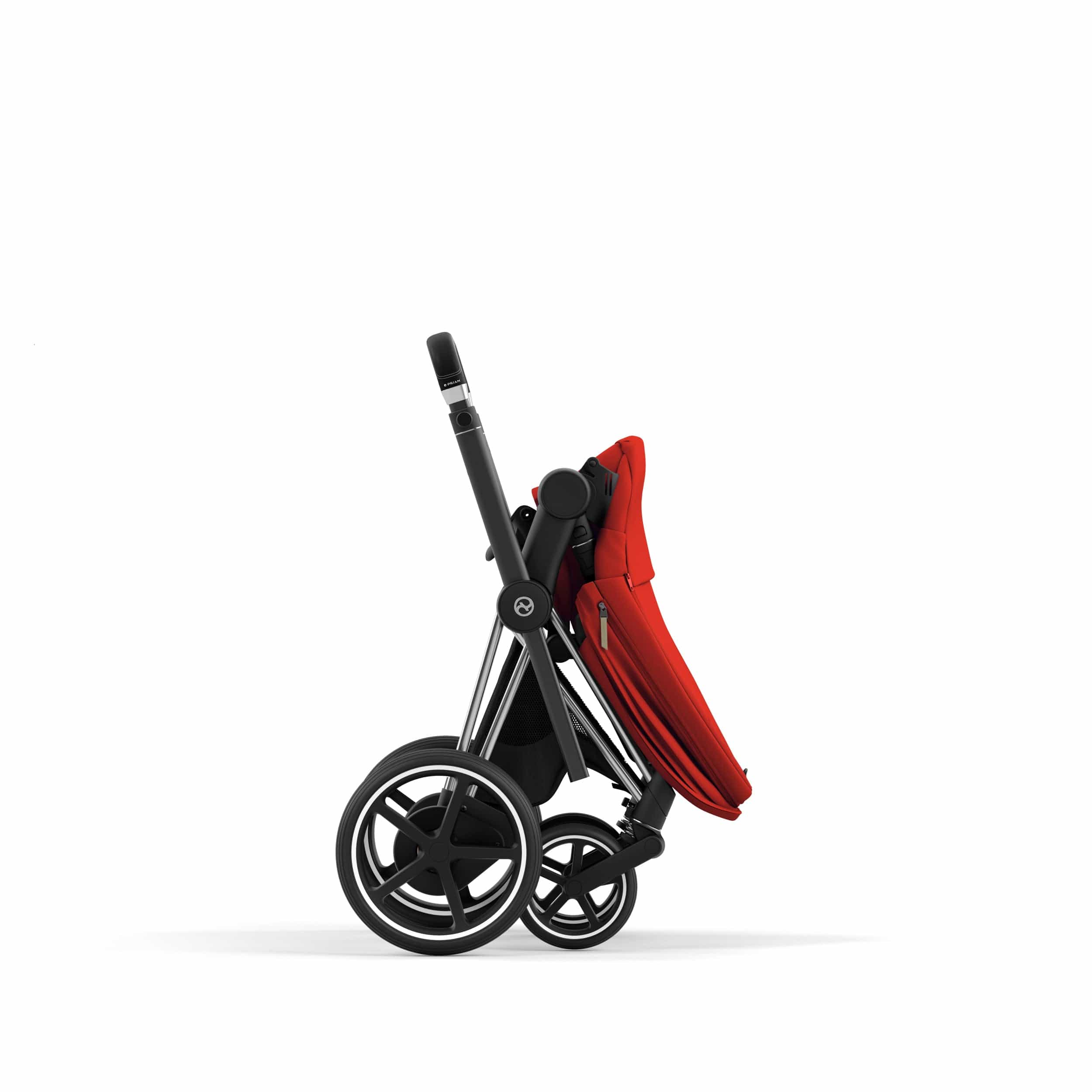 Cybex ePriam 2 Complete Stroller - Lightweight Chrome & Black Baby Stroller for Newborns to Toddlers | Perfect for City Walks, Shopping & Travel