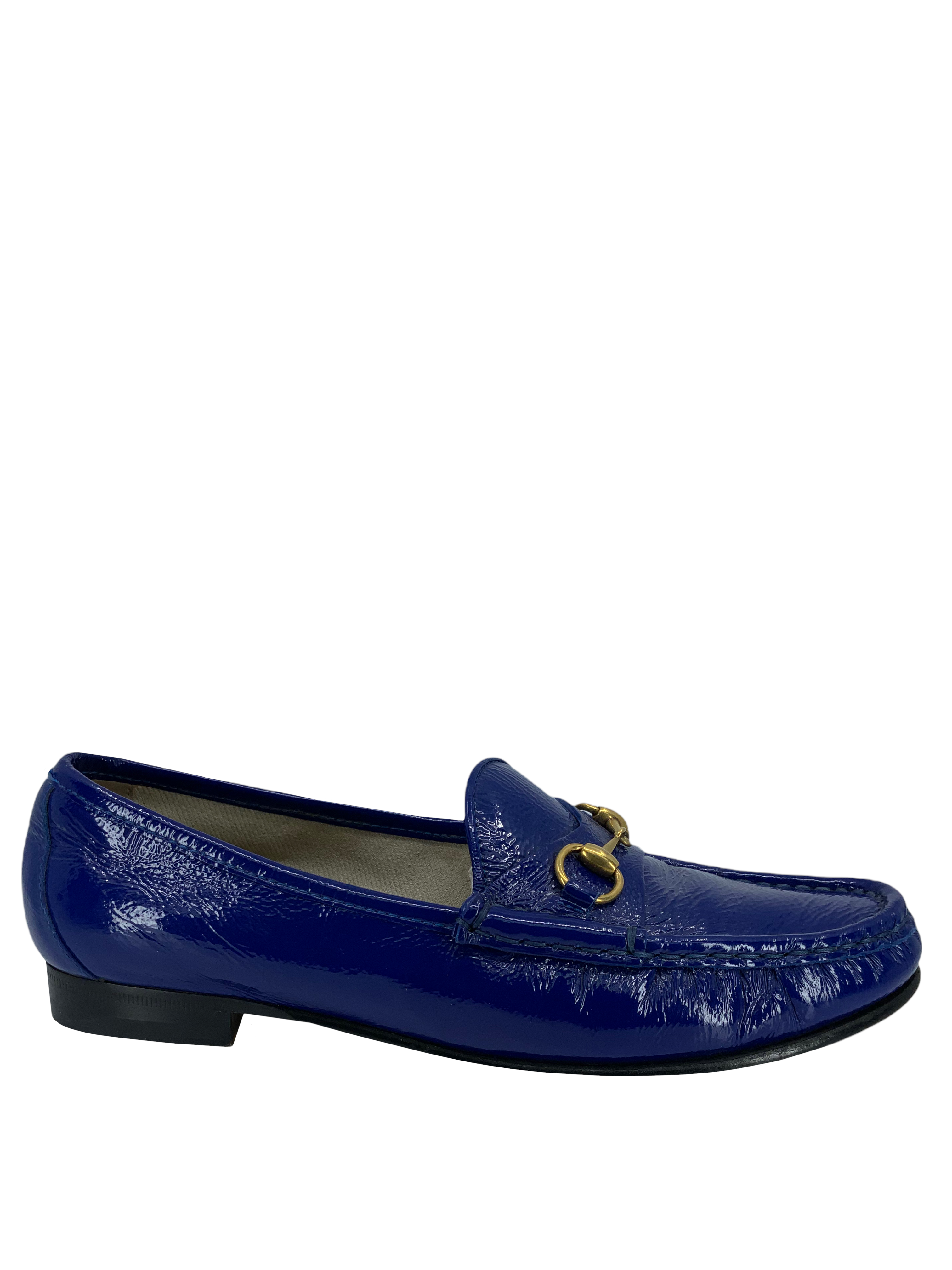 Gucci Classic Patent Leather Horsebit Loafers for Women - Size 7.5 US | Luxury Italian Leather Shoes for Business, Office & Formal Occasions