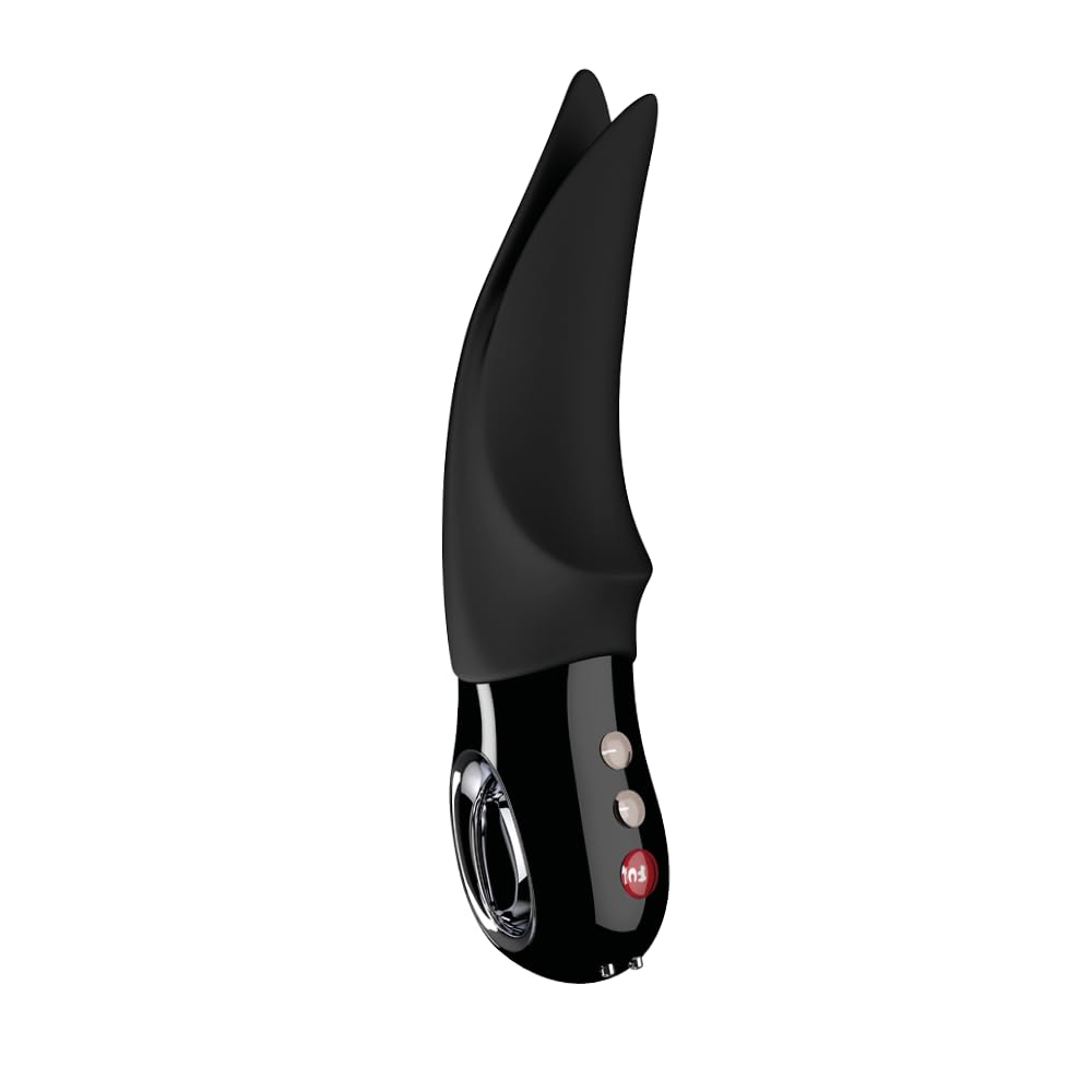 Premium FUN FACTORY G5 Series Rechargeable Silicone Dildo Vibrator - Waterproof Luxury Sex Toy for Women & Men (Volta Black) | Perfect for Couples Play, Solo Pleasure & Sensual Massage