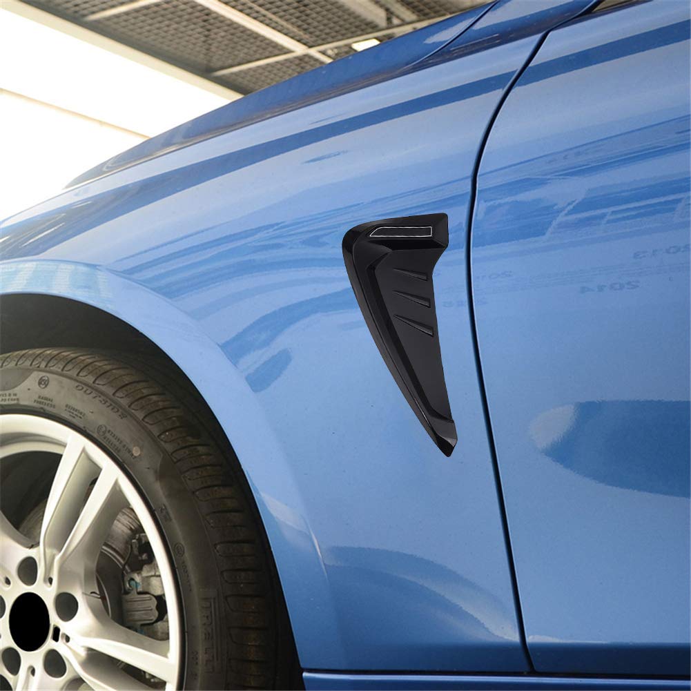 Universal Car Side Air Flow Fenders Sticker - Black for Stylish Vehicle Upgrade