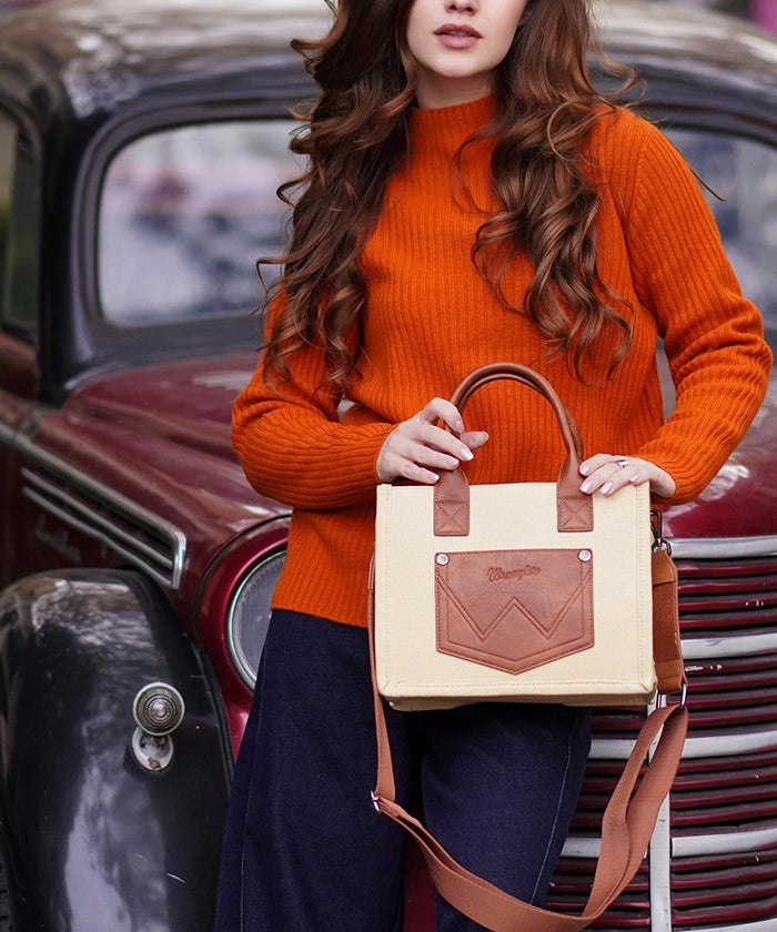 Wrangler Canvas Crossbody Purse for Women - Durable & Stylish Shoulder Bag - Perfect for Travel, Shopping & Everyday Use