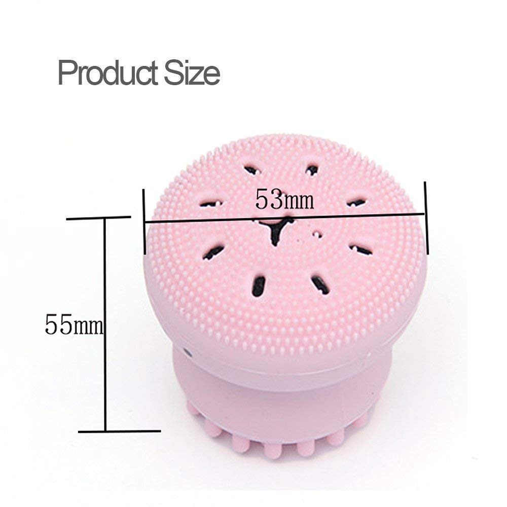 Leeonz Silicone Facial Cleansing Brush - Handheld Face Massager for Deep Cleaning & Gentle Exfoliation | Cute Octopus Shape Skin Scrubber | Perfect Christmas Gift for Skincare | Use for Daily Face Wash, Blackhead Removal & Relaxing Massage