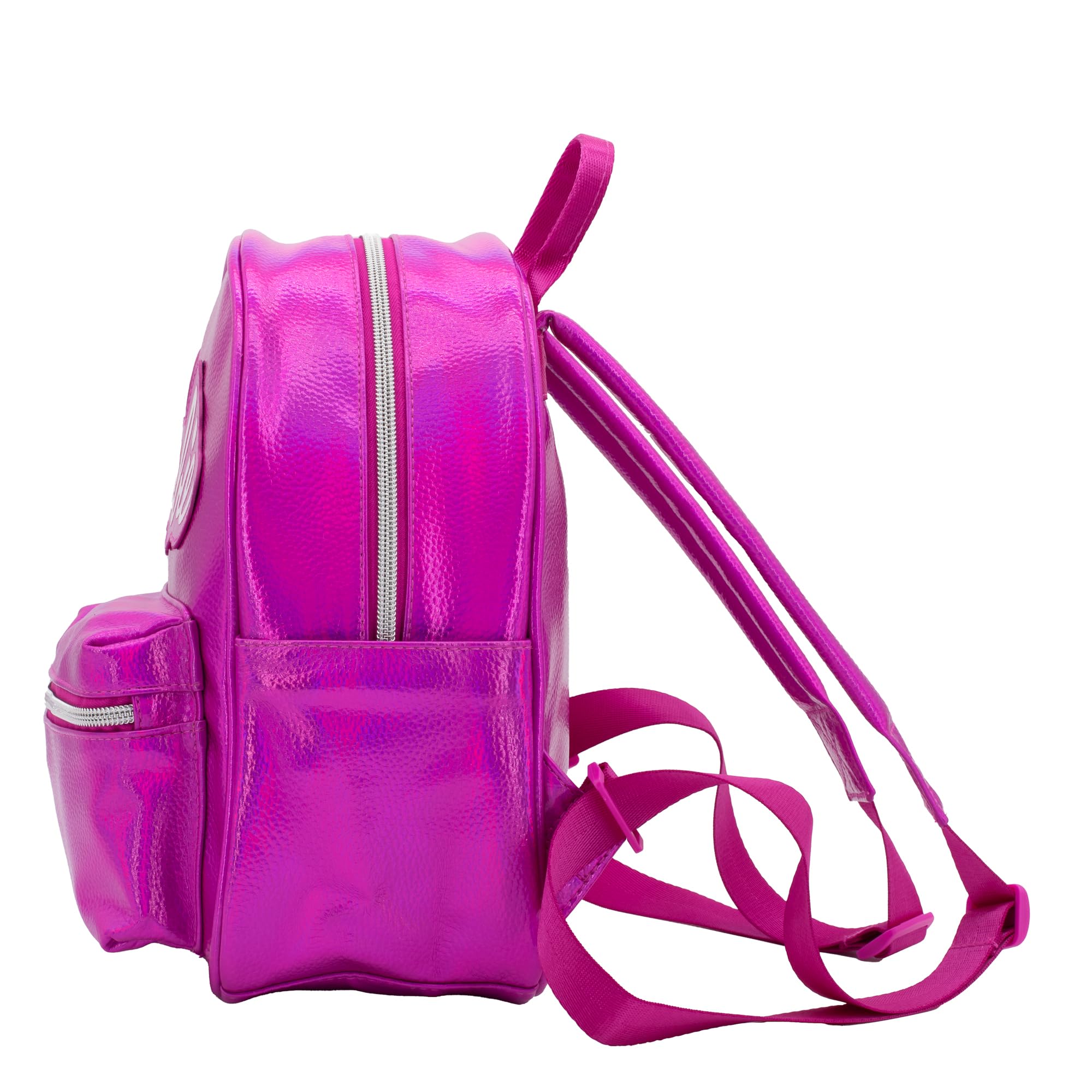 Barbie Vegan Leather Mini Backpack Purse - 10.5 Inch Pink Cosplay Handbag for Women & Girls | Perfect for Halloween Costumes, Movie Premieres & Barbie Themed Parties