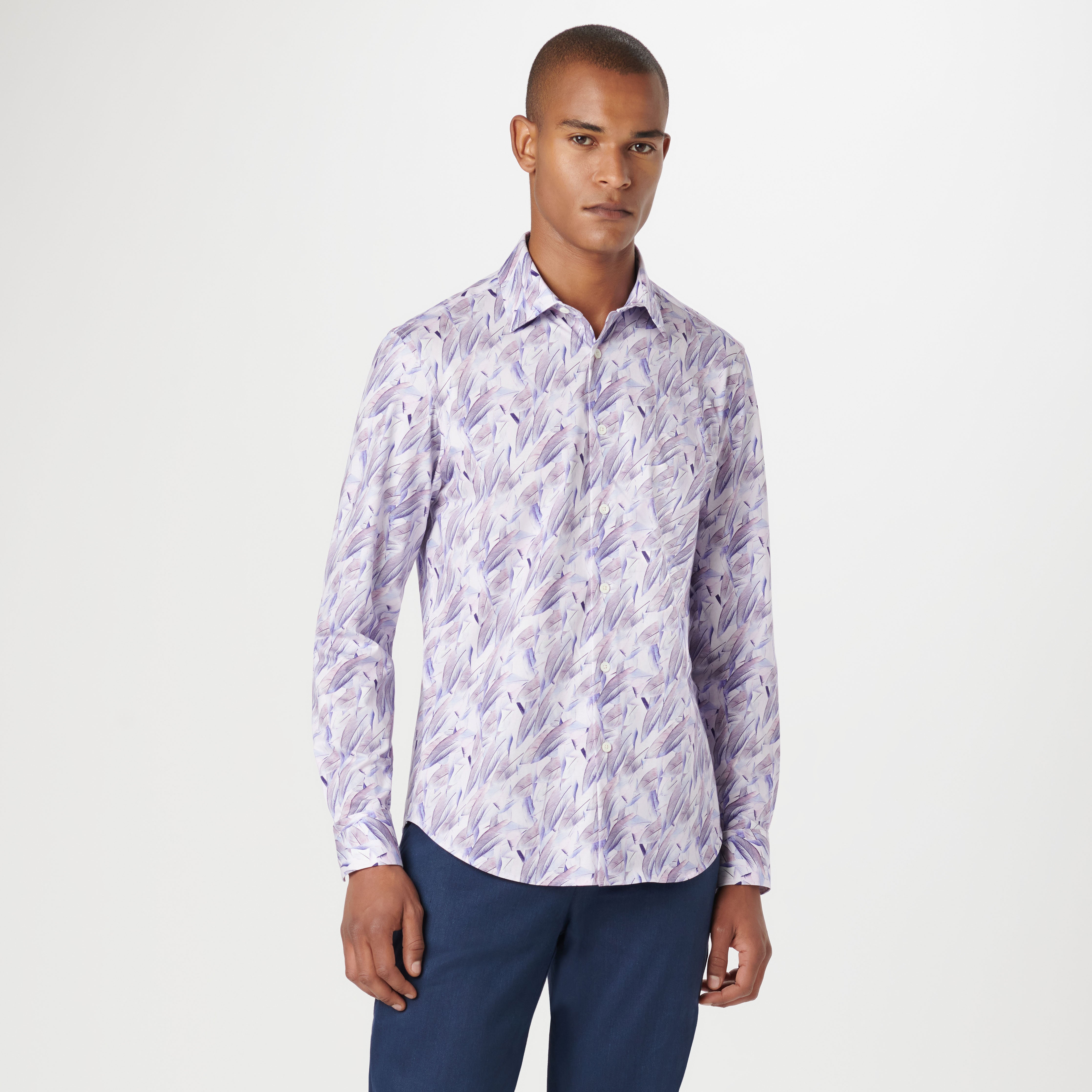 James Feathers OoohCotton Shirt - Soft & Breathable Men's Casual Button-Down for Everyday Wear, Office & Outdoor Activities