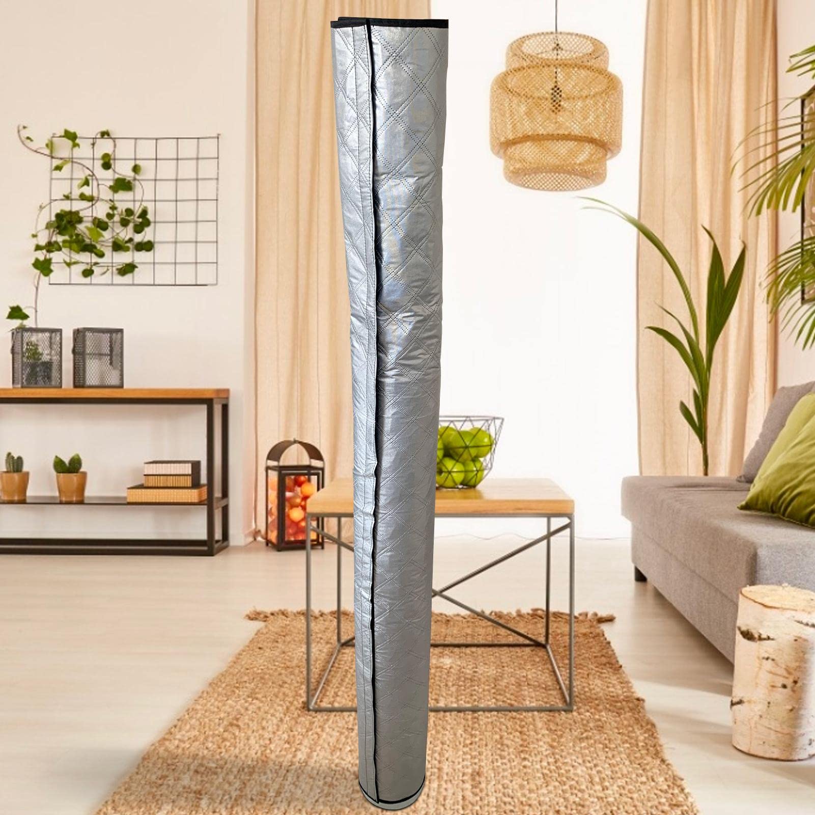 Universal AC Hose Cover 5-6 inch - Insulated Portable Dust Sleeve for Home & RV Use