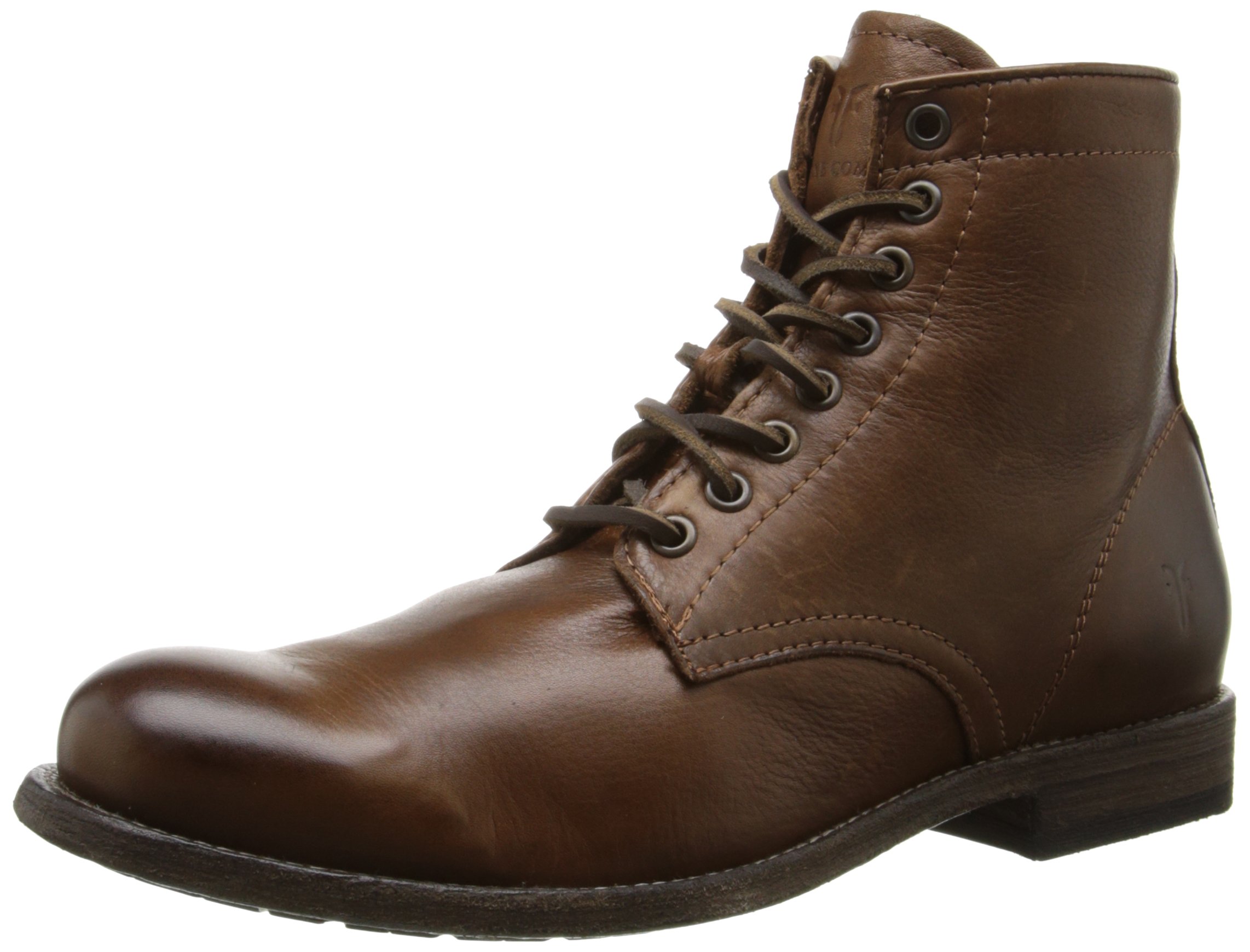 FRYE Men's Tyler Leather Lace-Up Boots - Comfortable & Durable Work Boots for Outdoor, Hiking & Casual Wear