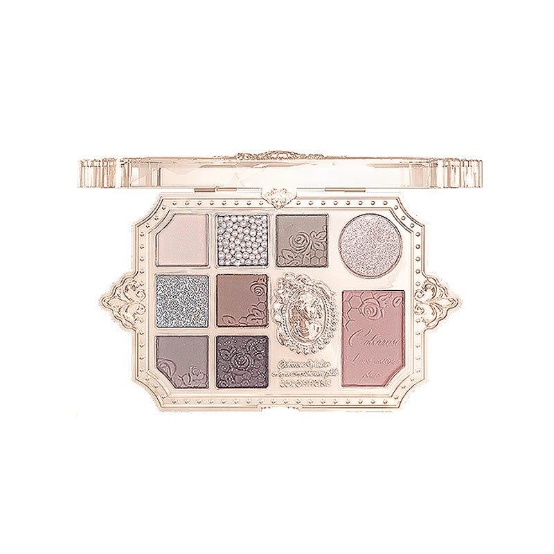 Vintage Colorrose Makeup Palette - Professional Cosmetic Set for Eyeshadow & Blush - Perfect for Bridal, Party & Everyday Makeup Looks