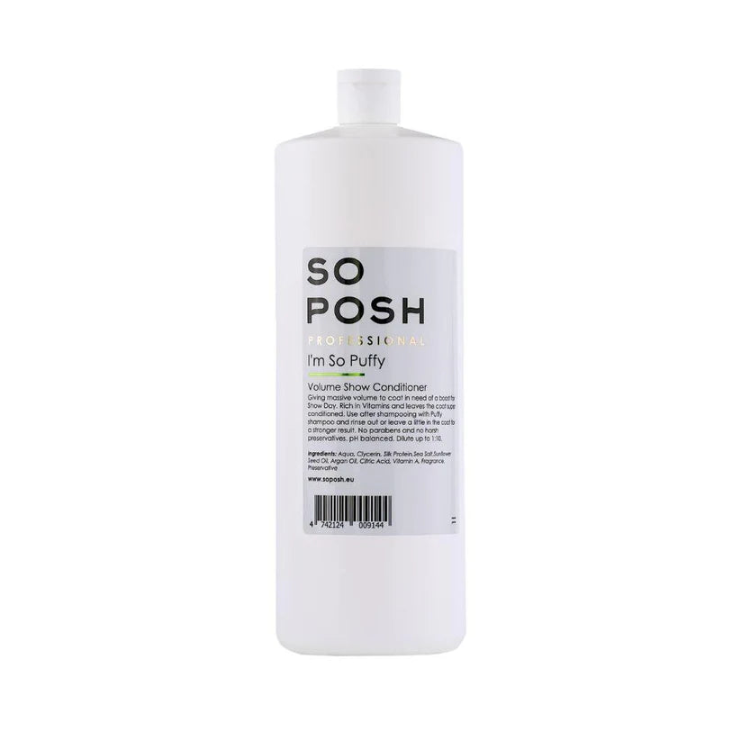 So Posh I'm So Puffy Hair Conditioner - Deep Moisturizing & Nourishing Treatment for Dry, Damaged Hair (3 Sizes: 8oz, 16oz, 32oz) - Perfect for Daily Use, Salon-Quality Results at Home