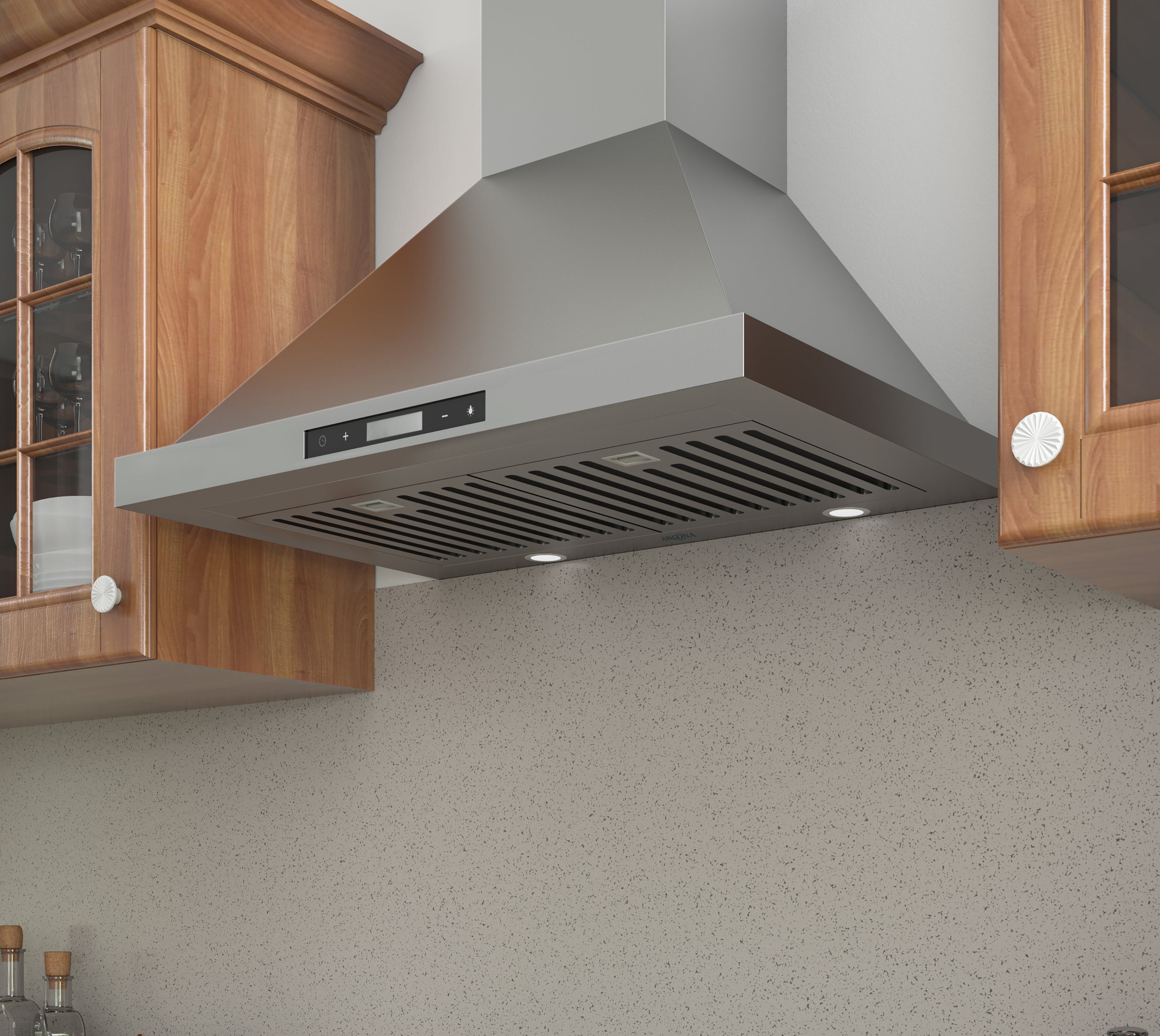 WPB630 30-Inch Stainless Steel Wall Mount Pyramid Range Hood - Powerful Kitchen Ventilation for Modern Homes