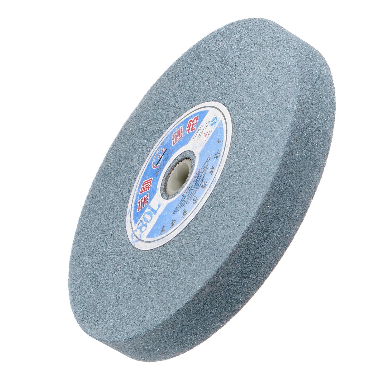 uxcell 6-Inch Green Silicon Carbide Bench Grinding Wheel, GC 80 Grit for Surface Grinding - Perfect for Sharpening Tools, Metal Polishing & DIY Projects