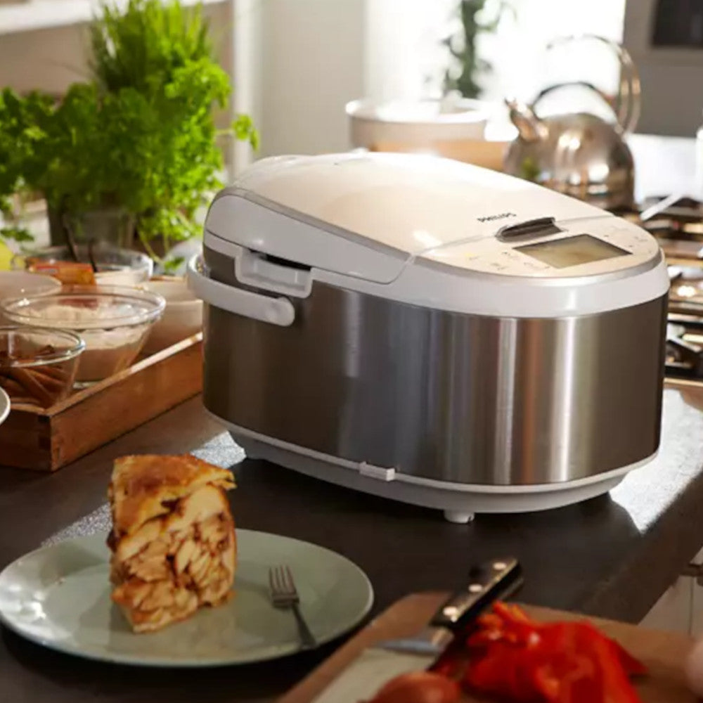 PHILIPS Avance Collection Multicooker HR3095 | Factory Certified with Home Essentials Warranty | Perfect for Meal Prep, Slow Cooking & Pressure Cooking