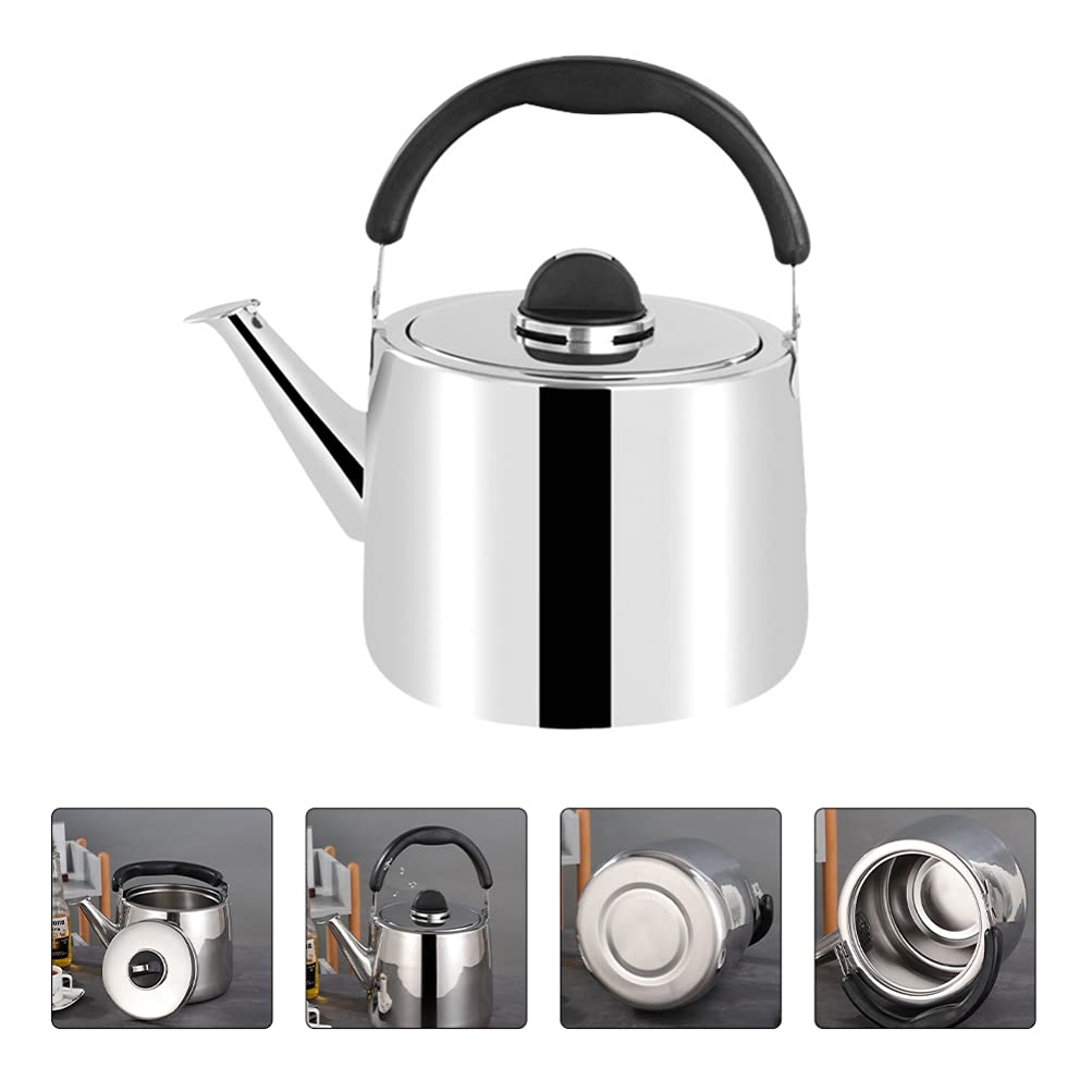 Premium Stainless Steel Whistling Tea Kettle for Gas Stove - Thickened Universal Water Boiling Pot for Home & Kitchen - Perfect for Making Tea, Coffee, and Hot Beverages
