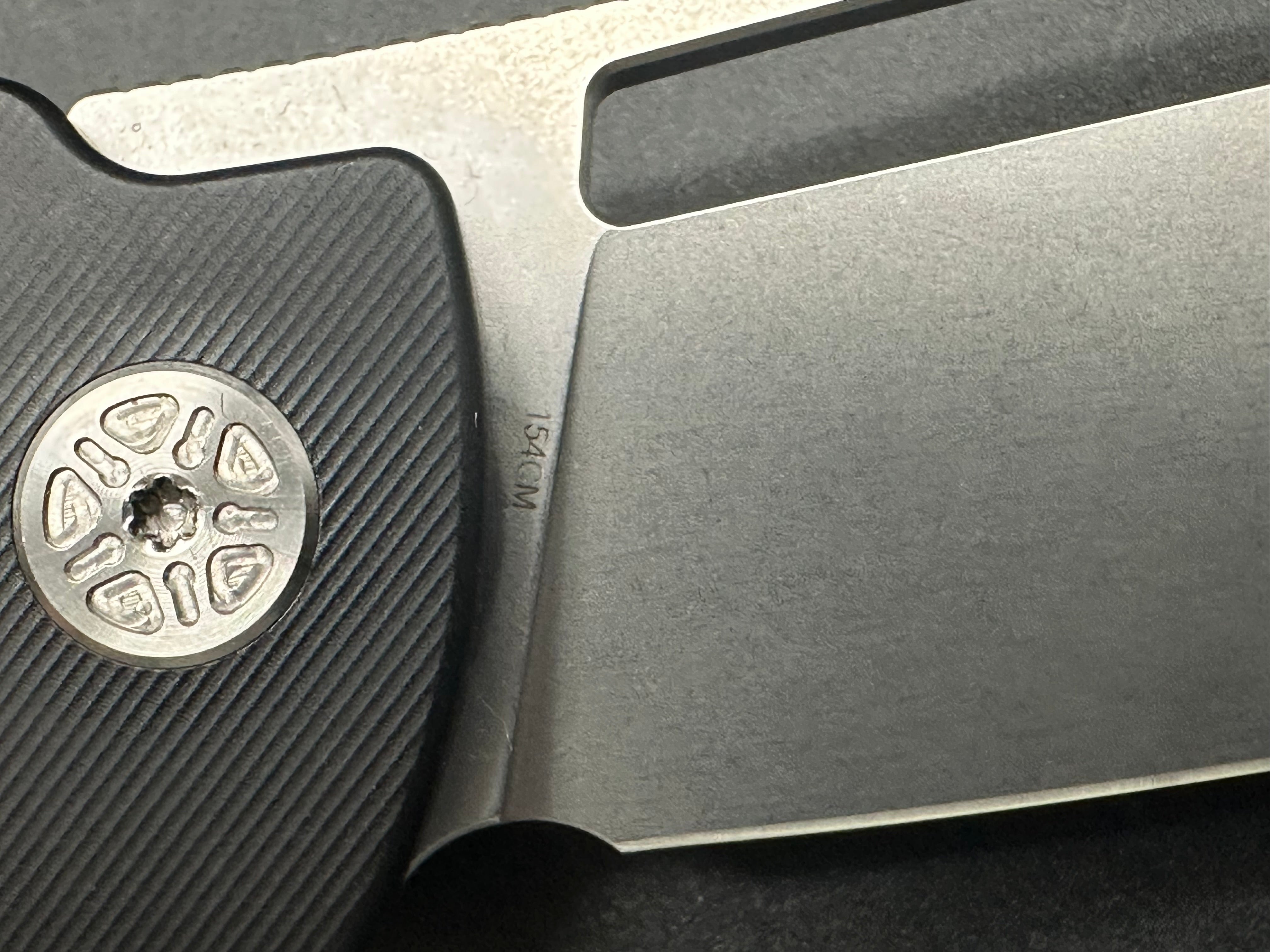 Tempest Knives Jetstream Black Titanium Handle with 154CM Blade - Premium EDC Folding Knife for Outdoor, Camping & Survival