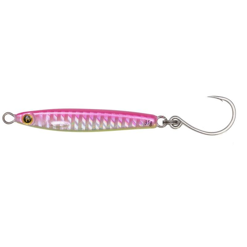 Premium Hogy Heavy Minnow Jigs with VMC 4X Inline Hooks - Saltwater Fishing Lures for Bass, Walleye & Stripers - Ideal for Casting, Trolling & Jigging in Deep Waters