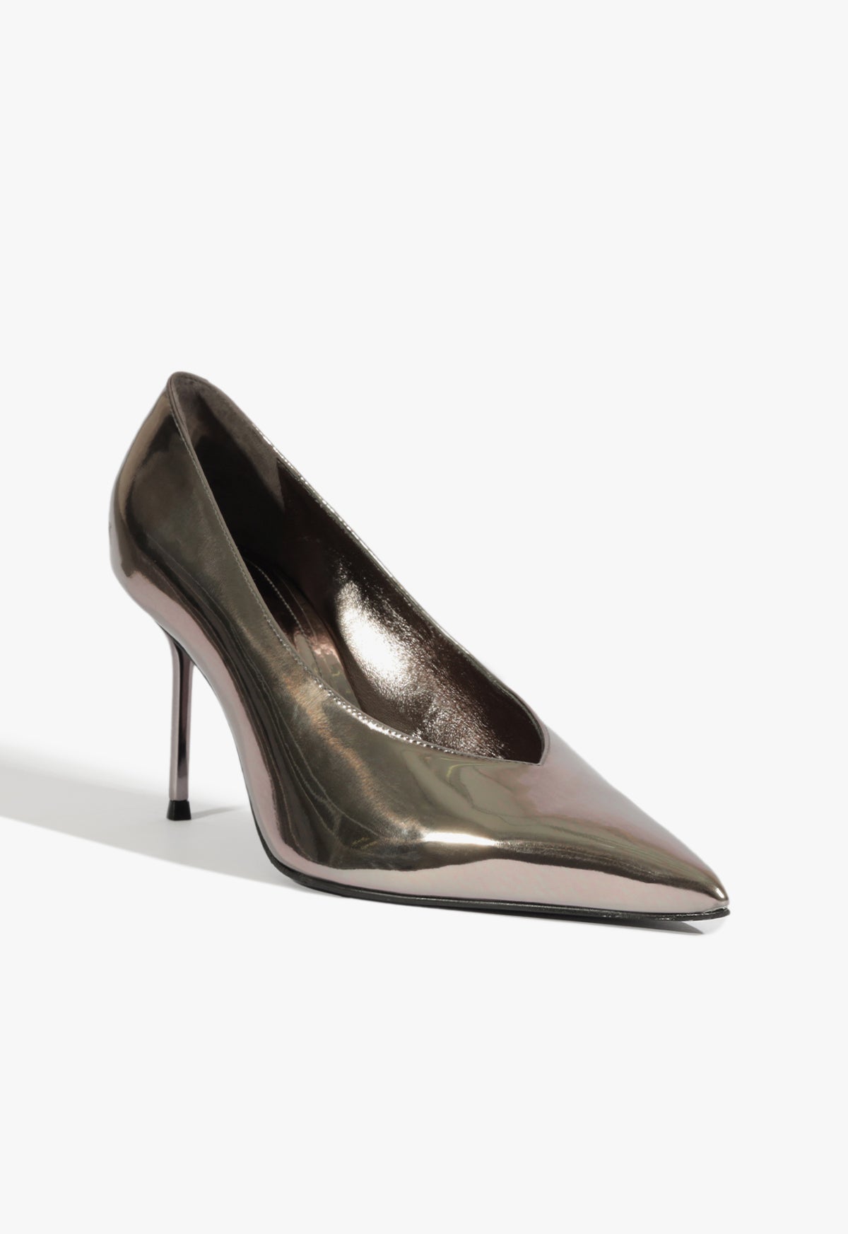 Alicia Specchio Leather Pump Shoes for Women - Mid Heel Height 24mm (S2209500180001) - Perfect for Office, Parties & Formal Events