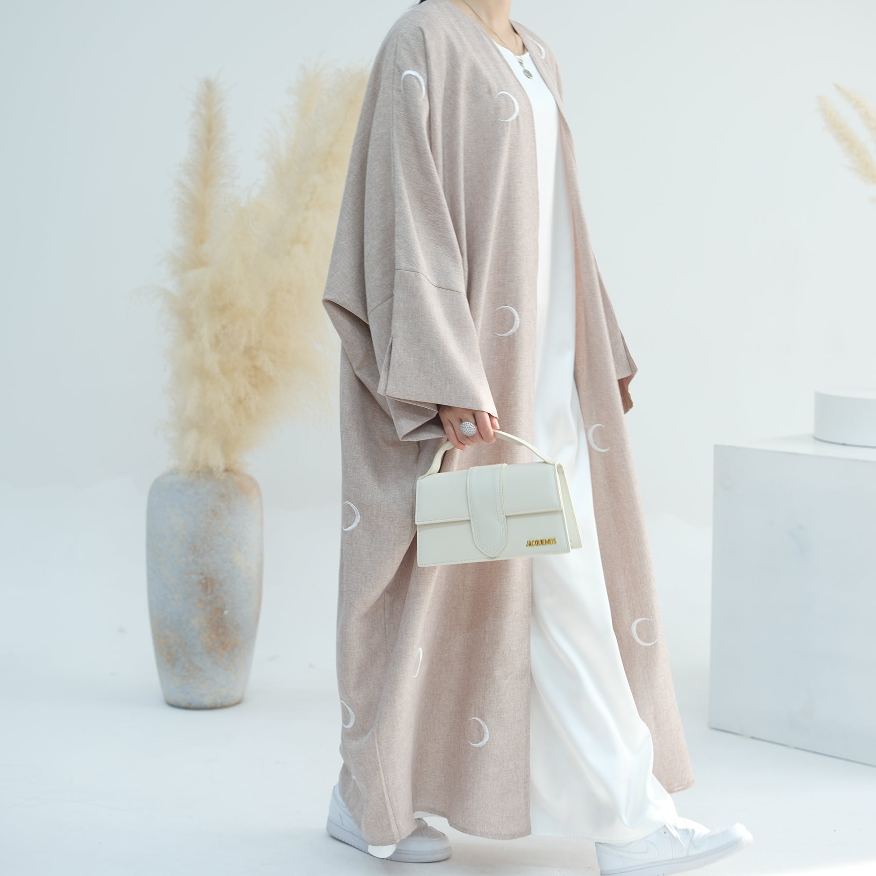 Luna Cotton Mix Lightweight Duster Coat for Women - Soft & Breathable Sand Color Long Cardigan - Perfect for Spring, Fall, and Layering Outfits