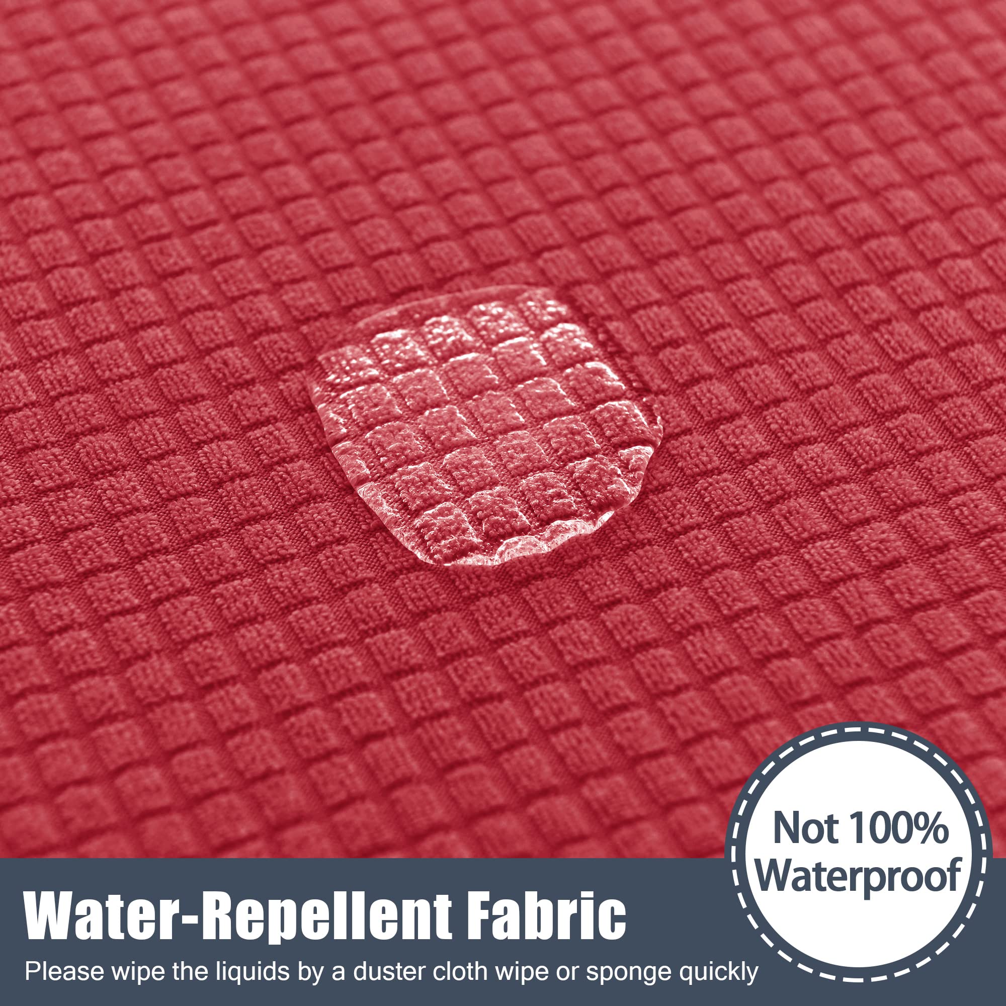 **Stretch Sofa Slipcover - Waterproof Couch Cover, Soft Elastic Furniture Protector for Pets & Kids (Red, Large) - Perfect for Living Room, Family Gatherings & Pet-Friendly Homes**