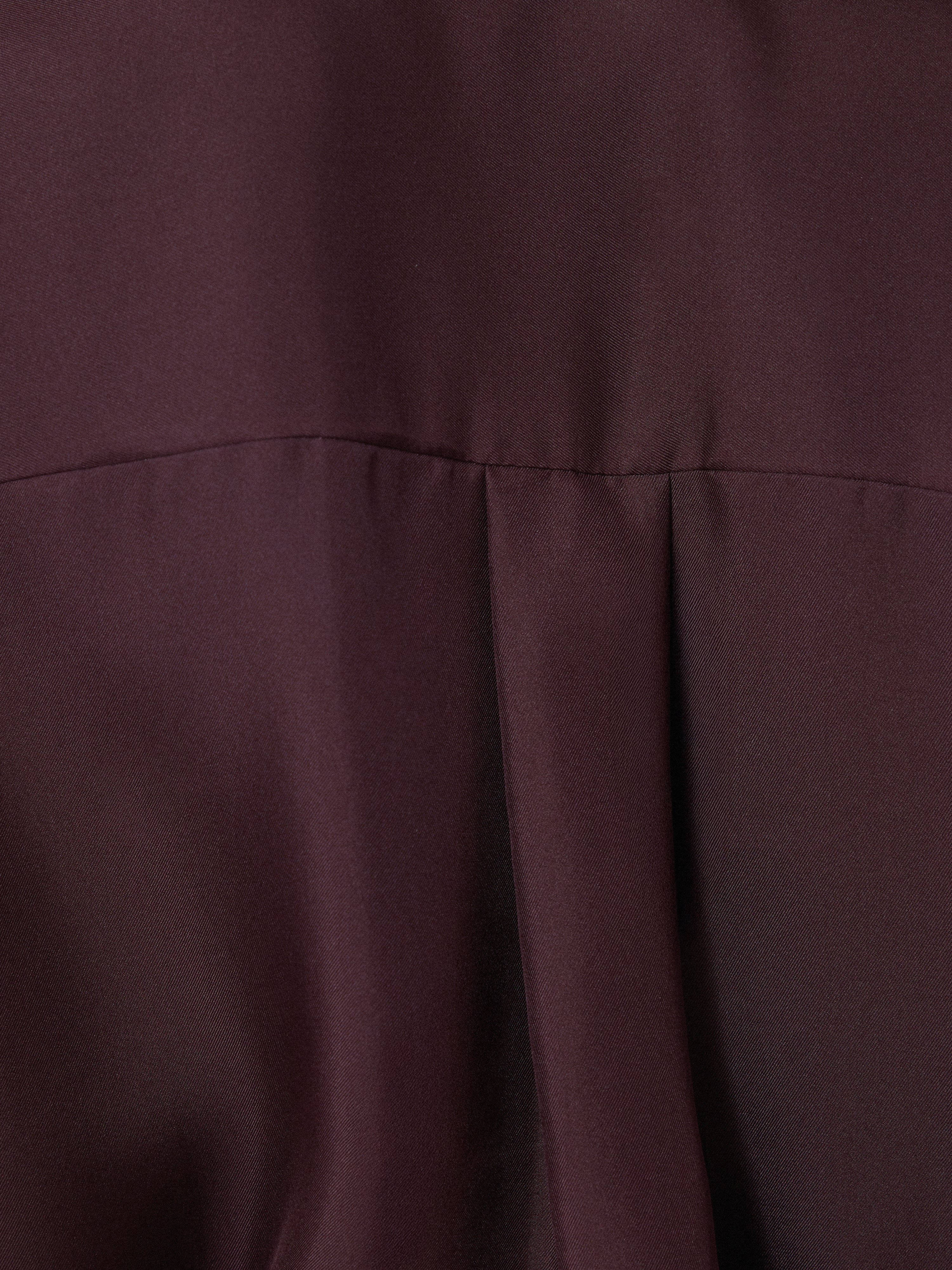 Premium Silk Twill Shirt for Women - Elegant Oxblood Red Blouse | Perfect for Office Wear, Business Meetings & Special Occasions