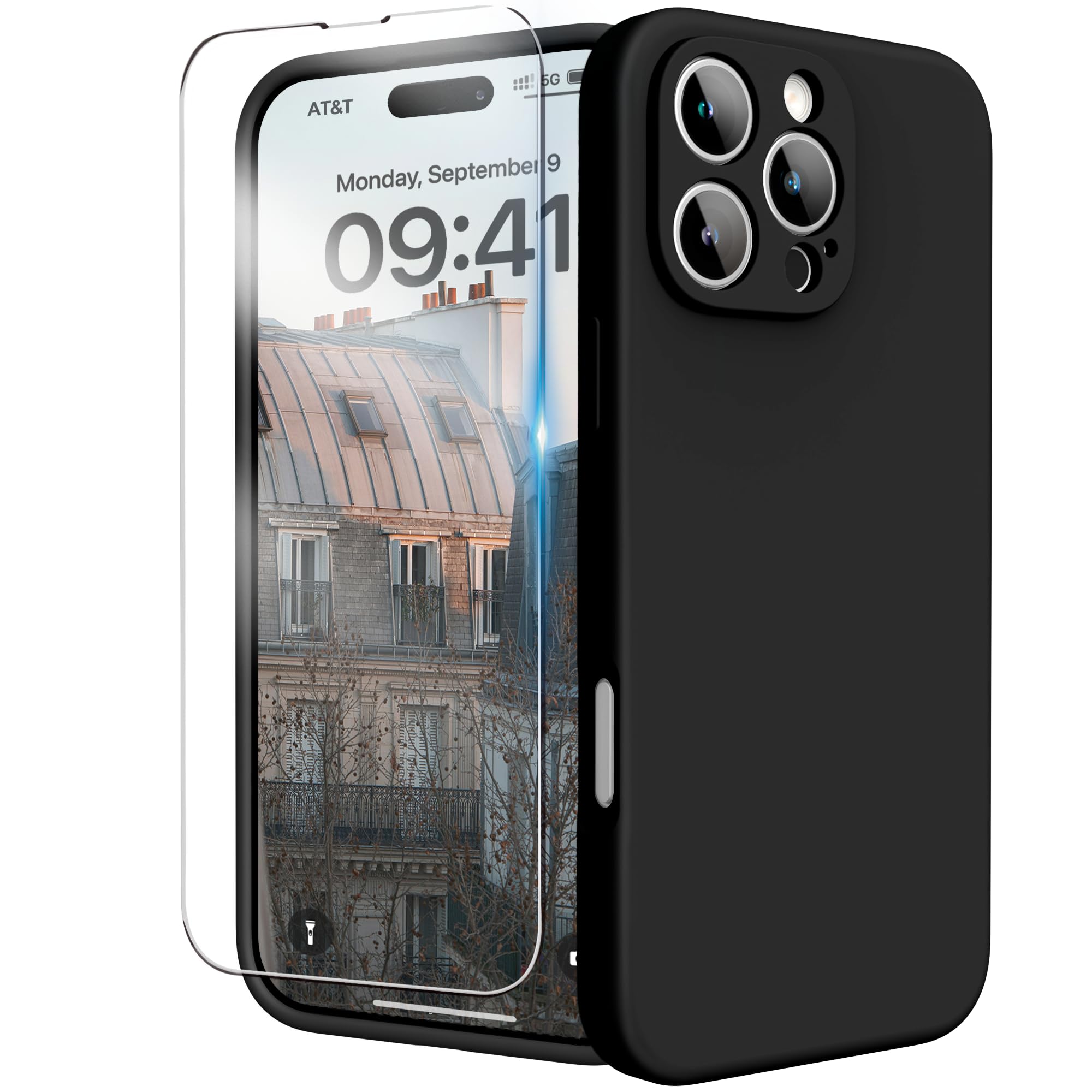 INGIDO Liquid Silicone Case for iPhone 16 Pro (6.3