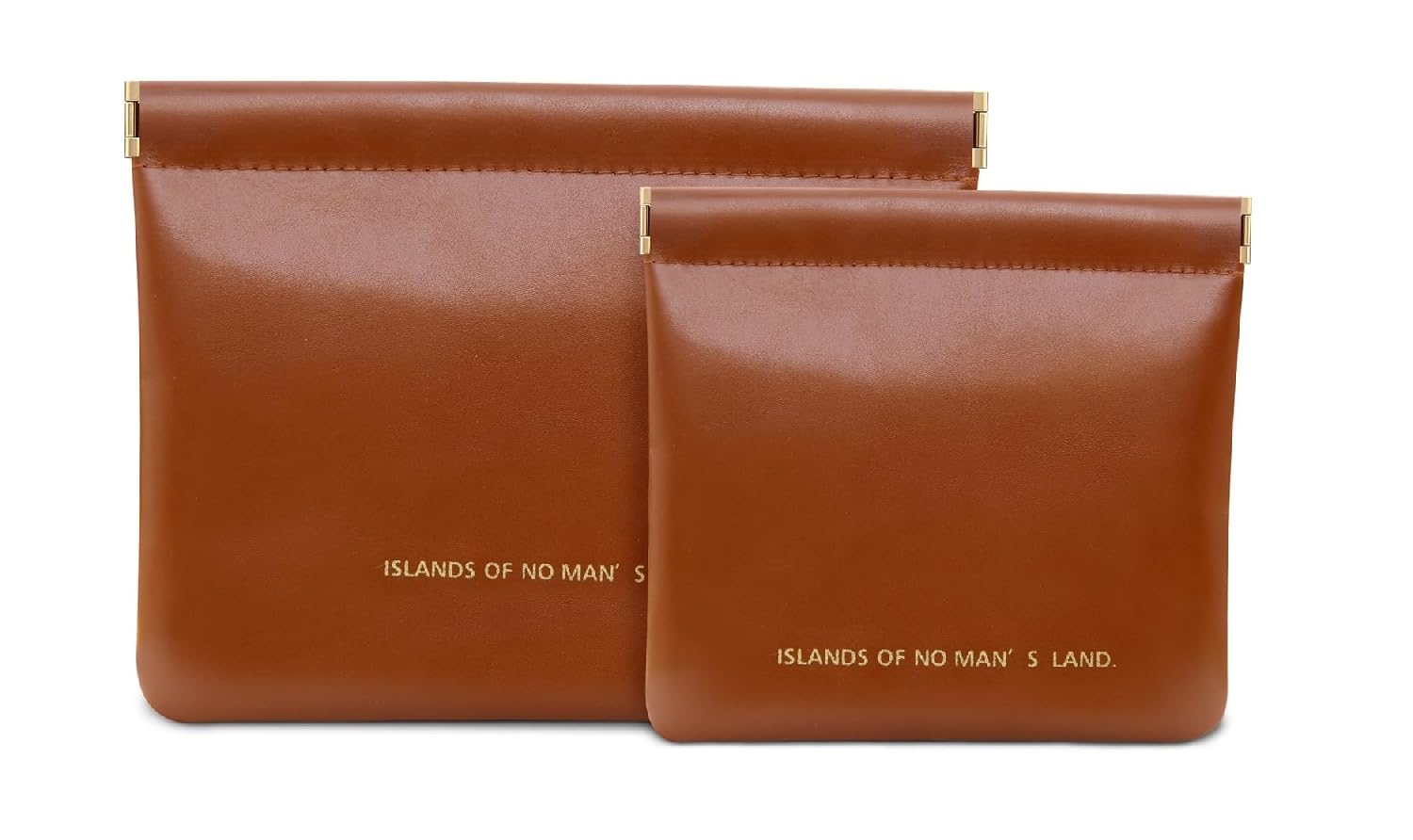 Waterproof Makeup Bag for Women - Travel Cosmetic Organizer Pouch with Coin Purse (2 Pack, Brown) | Perfect for Travel, Gym & Daily Essentials Storage