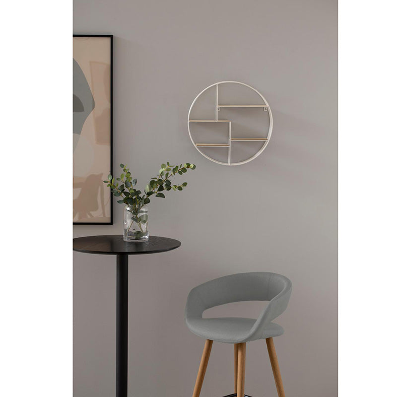 DAKRON White Display Unit - Stylish and Durable for Retail Stores, Boutiques & Home Decor
