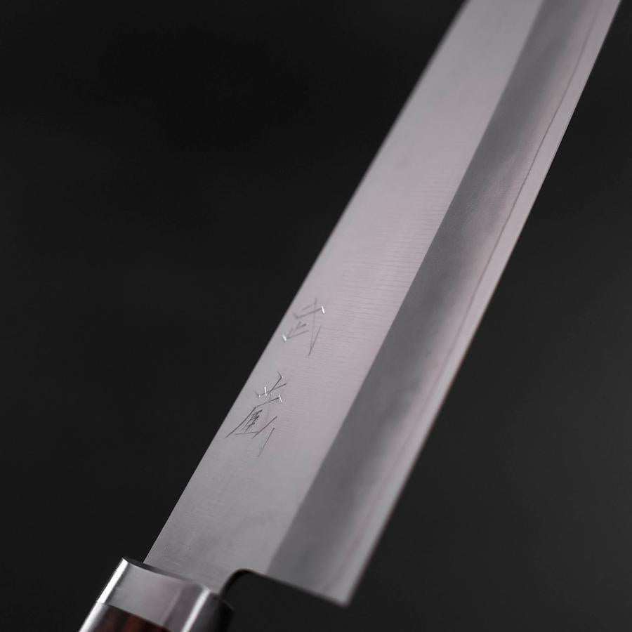 Premium Santoku Knife 165mm - VG-1 Stainless Steel Blade with Polished Western Mahogany Handle - Perfect for Slicing, Dicing & Chopping Vegetables, Meat & Fish - Professional Japanese Kitchen Knife for Home Chefs & Cooking Enthusiasts