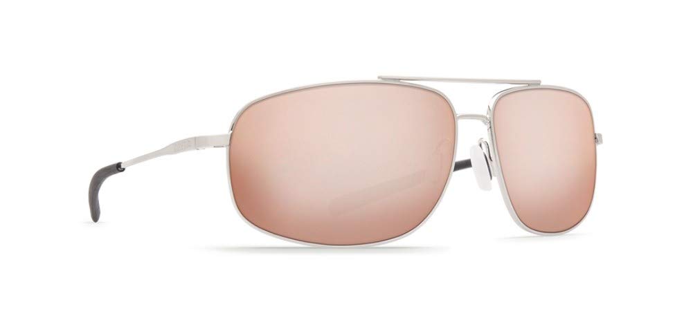 Costa Del Mar Men's Shipmaster Rectangular Polarized Sunglasses for Fishing, Boating & Outdoor Activities - UV Protection & Anti-Glare Lenses