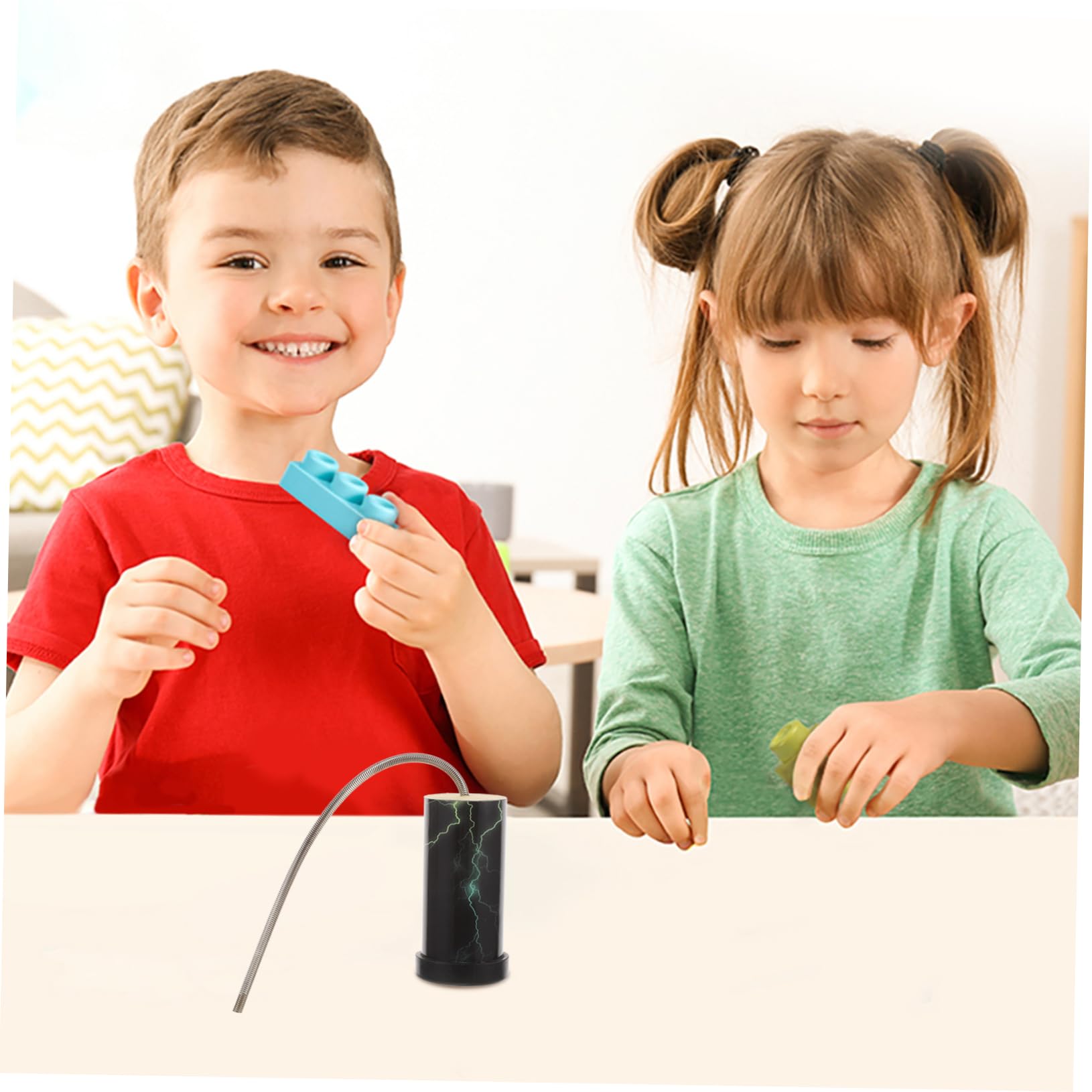WHAMVOX 3-Piece Percussion Set - Spring Thunder Maker Drum Shaker & Musical Toys for Kids - Fun Awakening Instruments for Children's Music Education & Playtime Activities