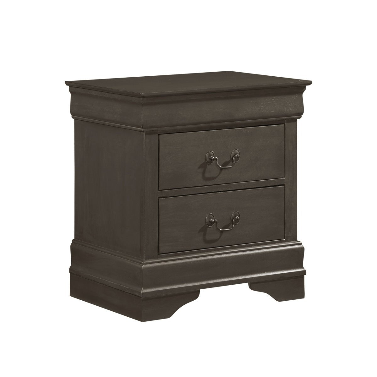 Coastal Grey Night Stand - Modern Bedside Table with Storage Drawer for Bedroom, Living Room, or Guest Room - Perfect for Lamps, Books, and Essentials