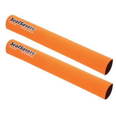 Seal Savers Fork Covers - 44-50mm Inverted Fork Tube Protectors, Long Orange Dust Boots for Suzuki DR-Z 400E (2000-2007) | Dirt Bike & Off-Road Motorcycle Protection Accessories