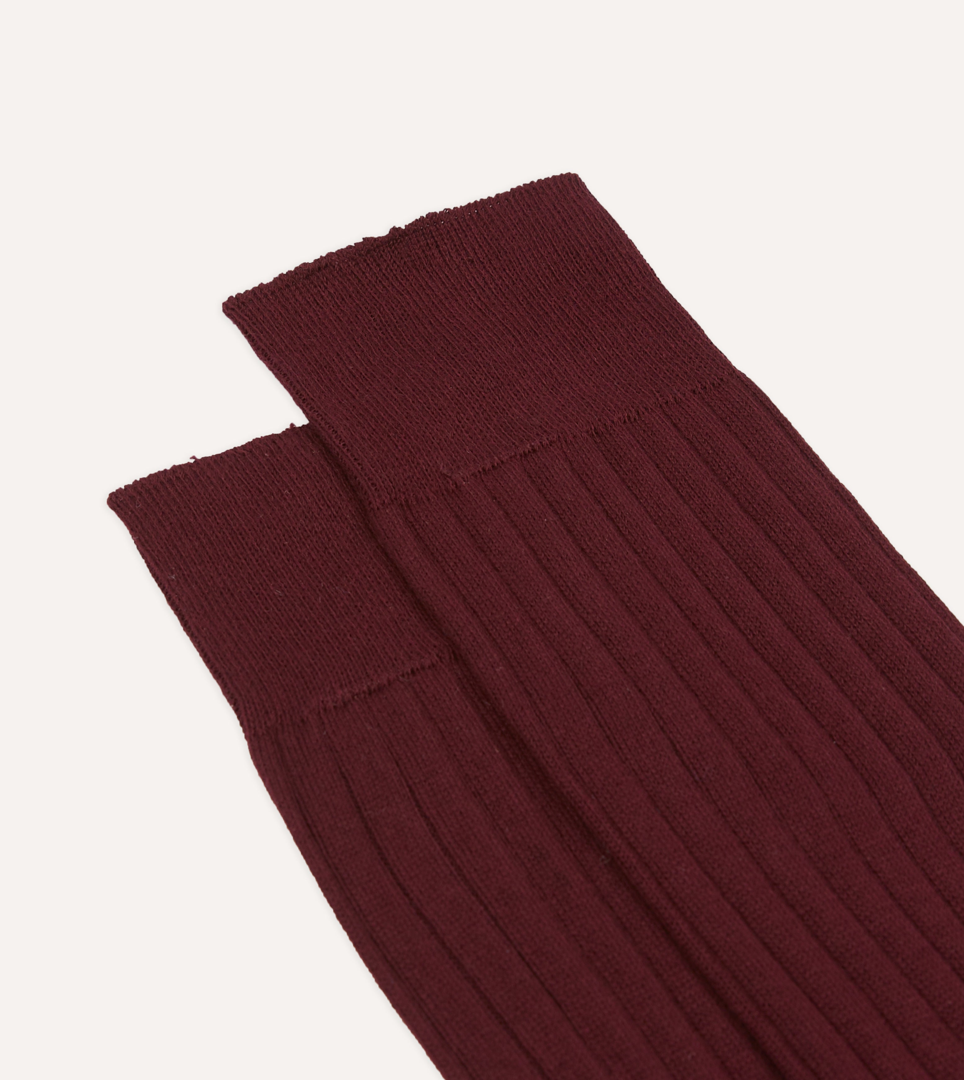 Burgundy Cotton Mid Calf Socks for Women & Men - Soft Breathable Comfortable Casual & Athletic Socks - Perfect for Running, Hiking, Workout and Everyday Wear