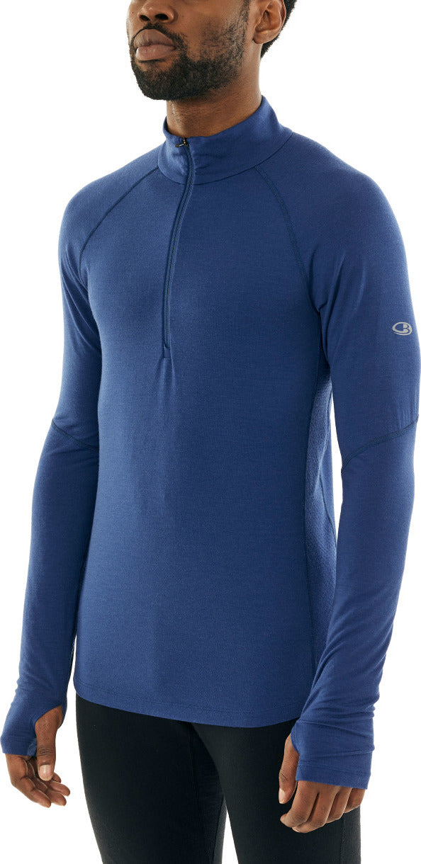 150 Zone Long Sleeve Half Zip Men's Thermal Base Layer - Warm Performance Shirt for Cold Weather, Running & Outdoor Activities
